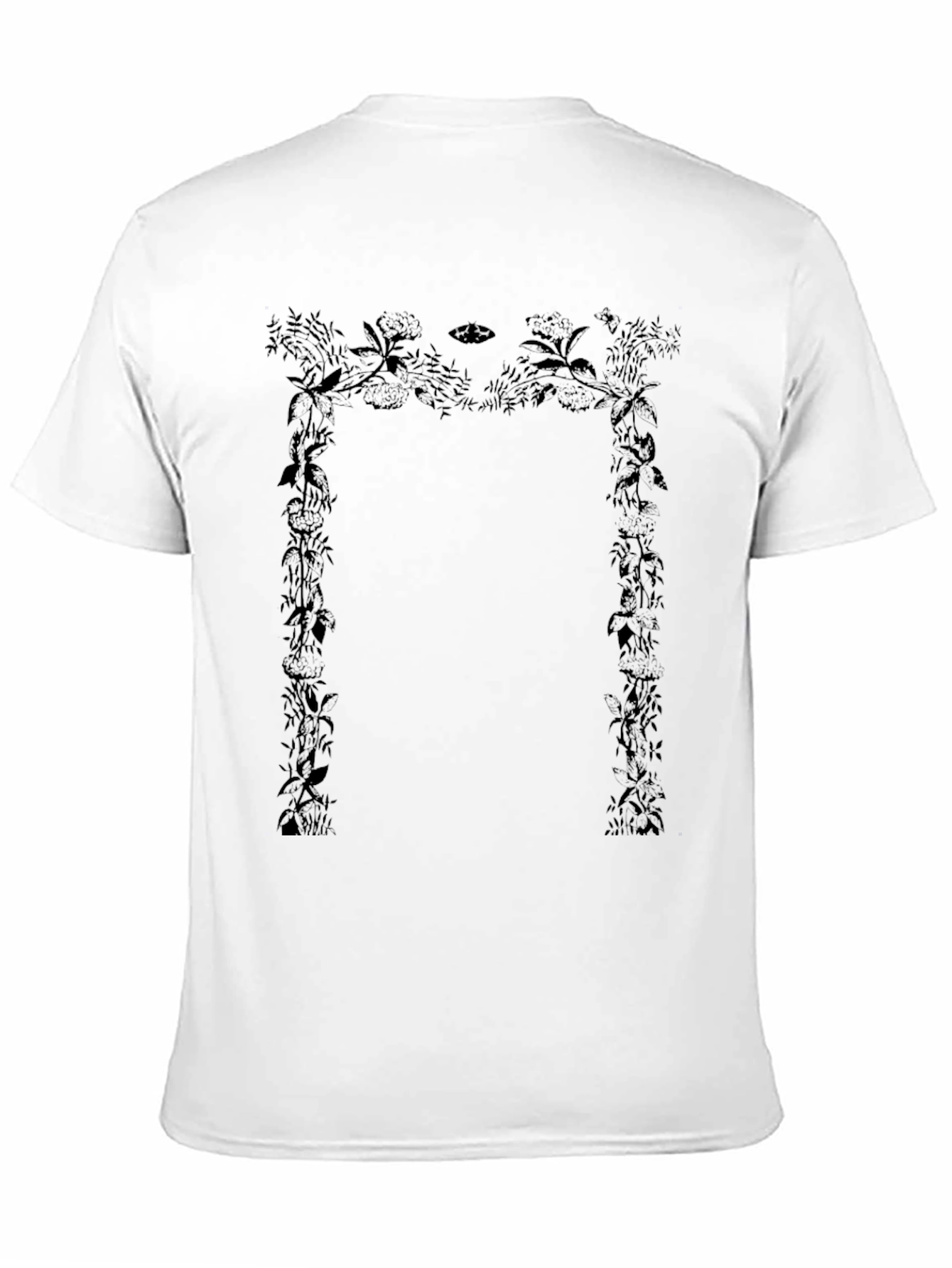 Botanical Portal Black T-Shirt