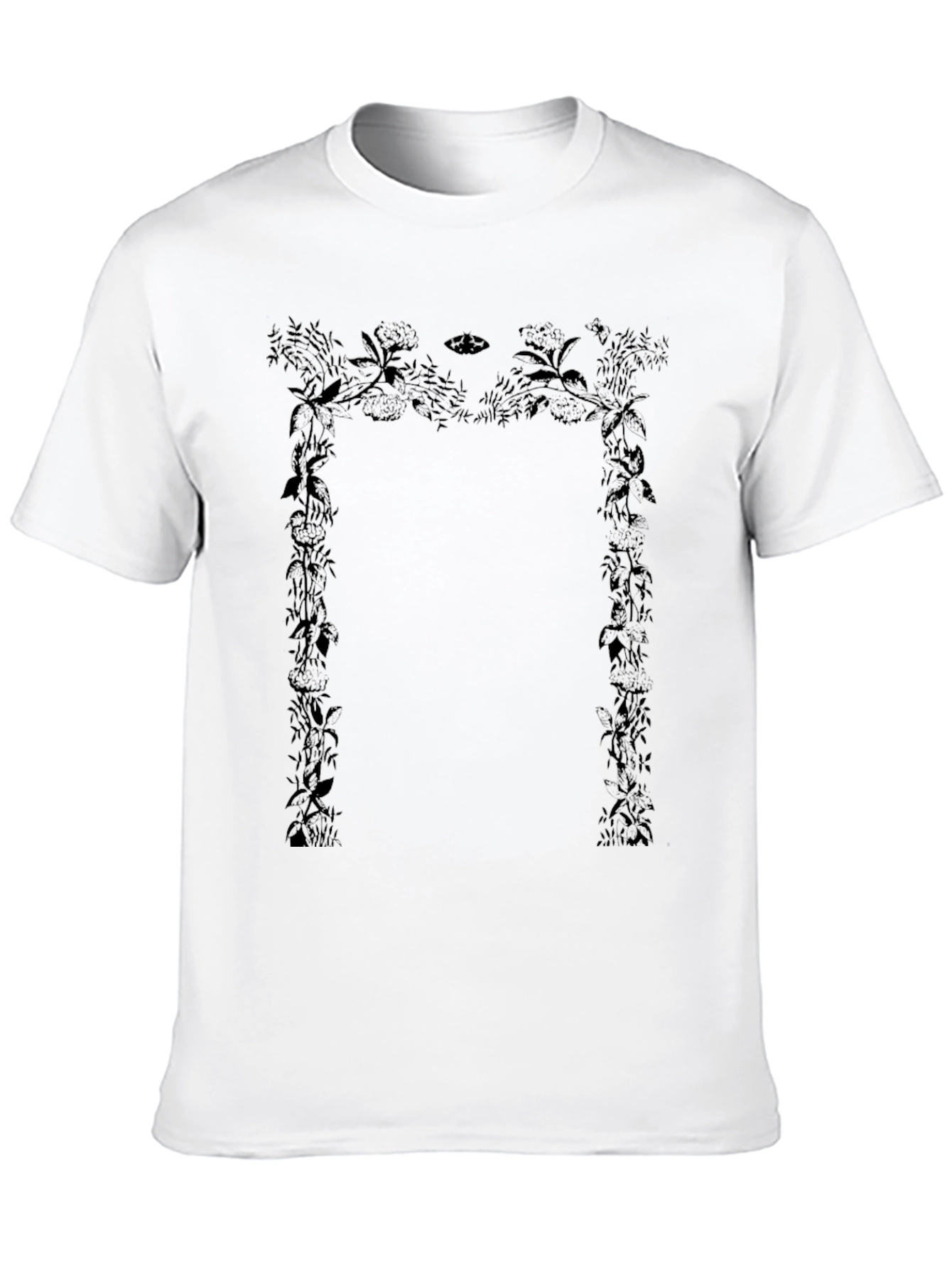 Botanical Portal Black T-Shirt