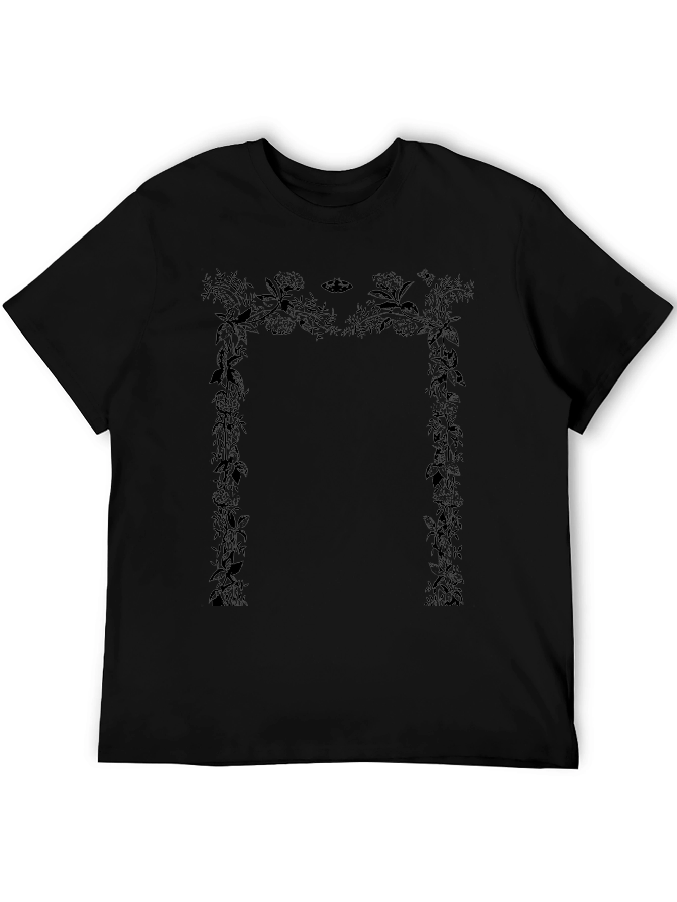 Botanical Portal Black T-Shirt