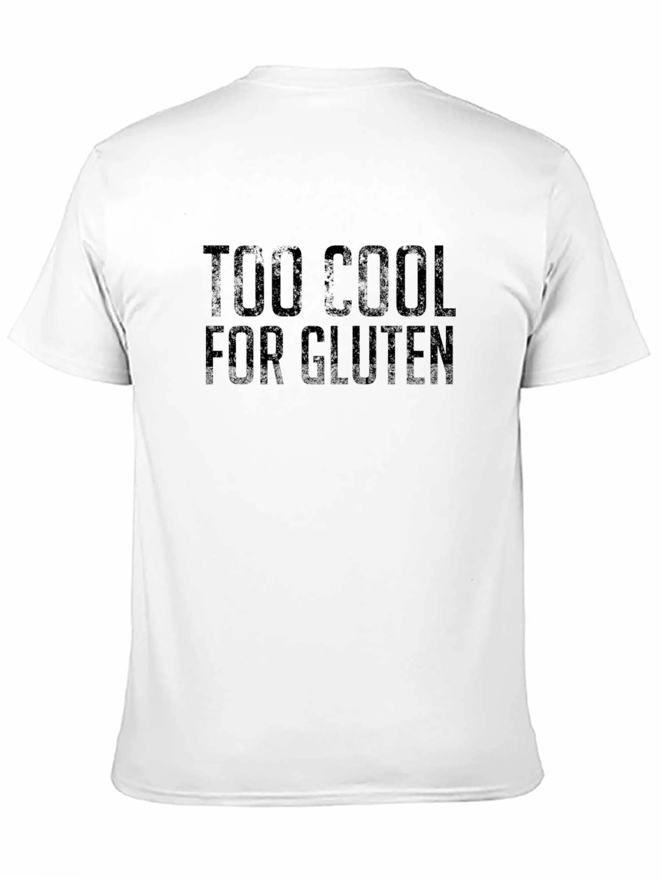 Too Cool For Gluten Black Graphic Tee