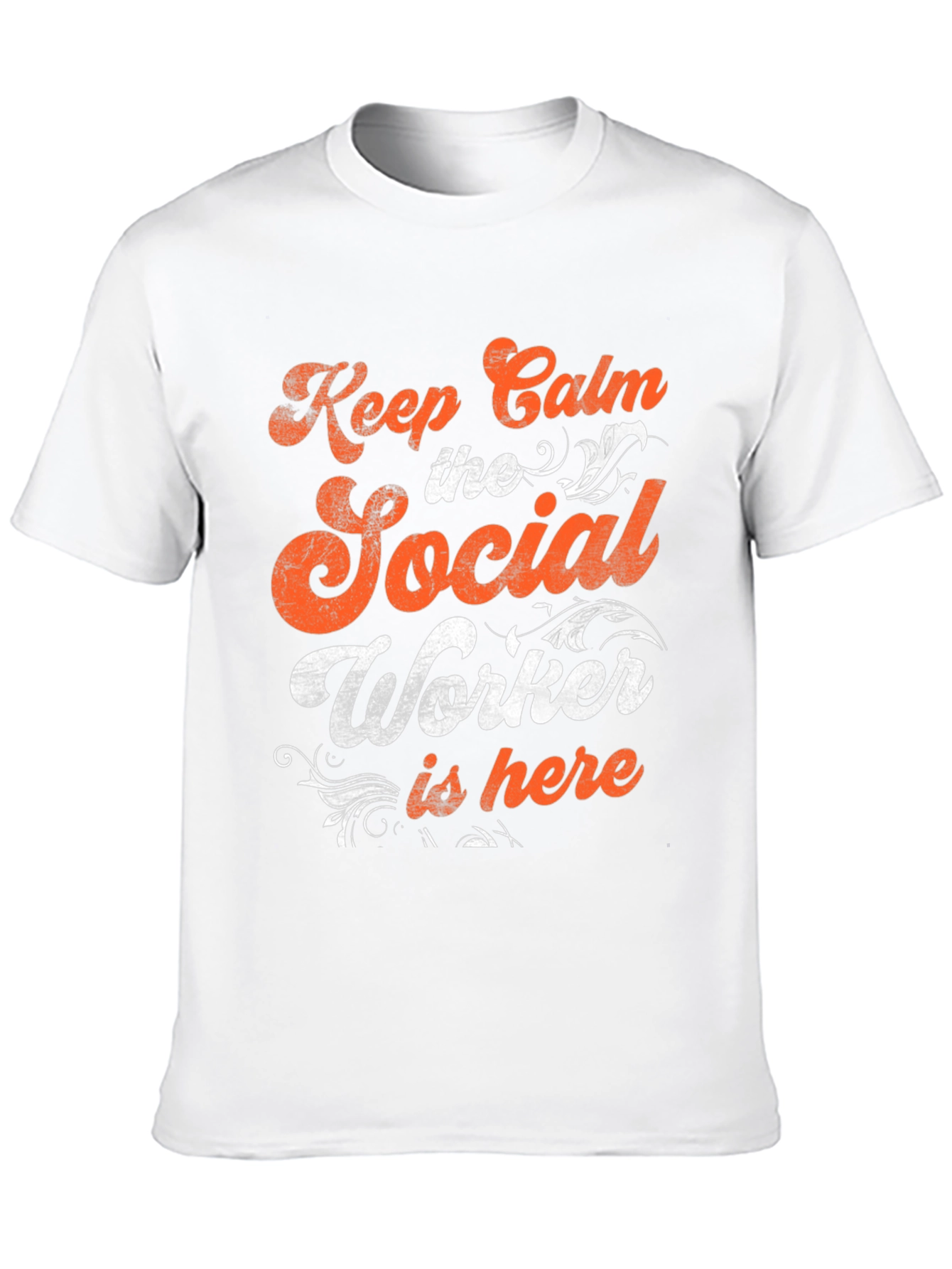 Social Worker T-Shirt - Keep Calm Funny Tee