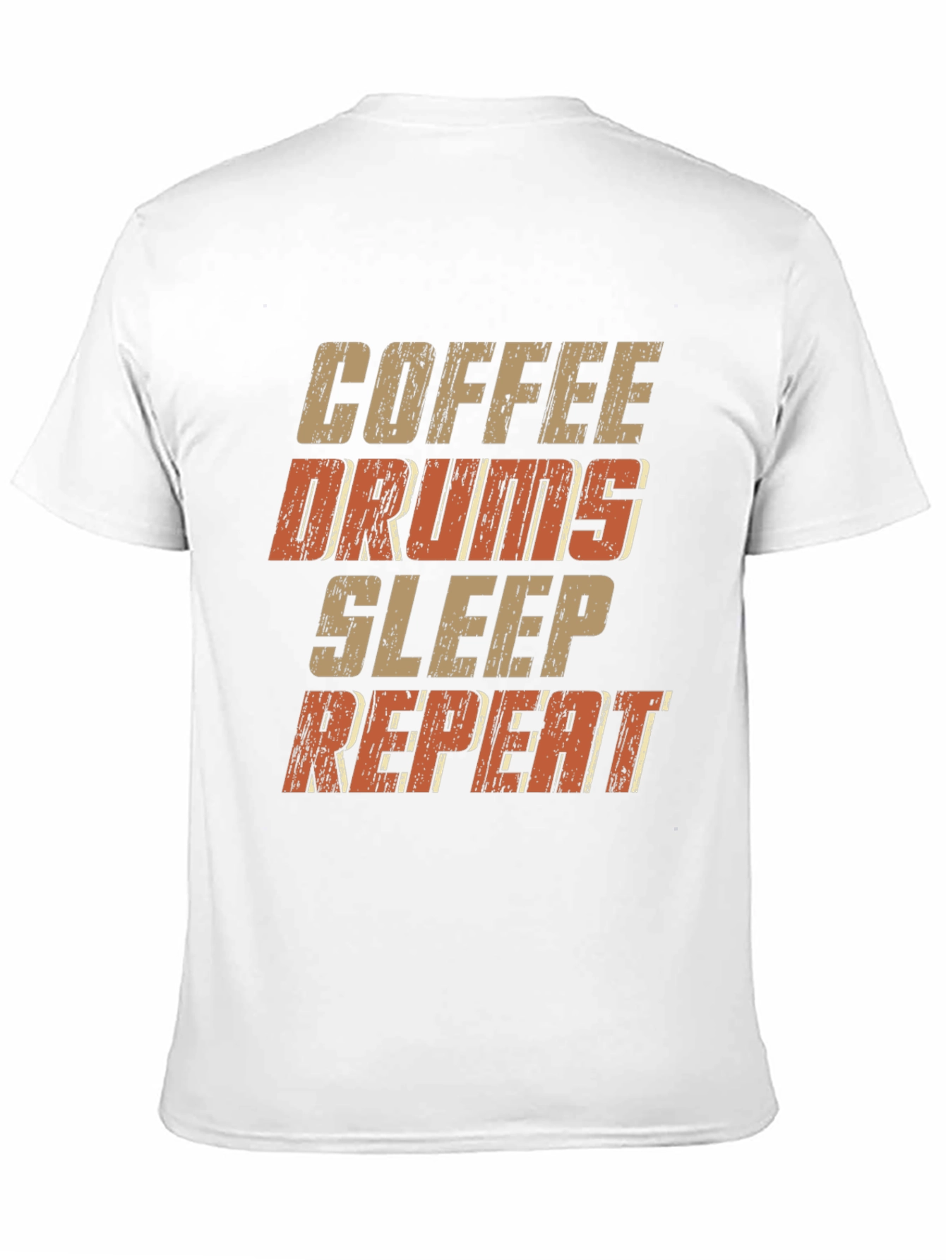 Coffee Drums Sleep Repeat Graphic Tee