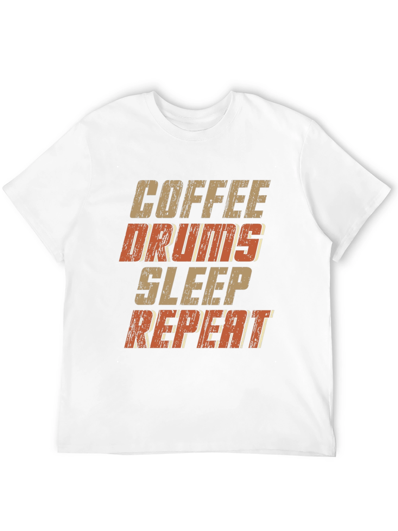 Coffee Drums Sleep Repeat Graphic Tee