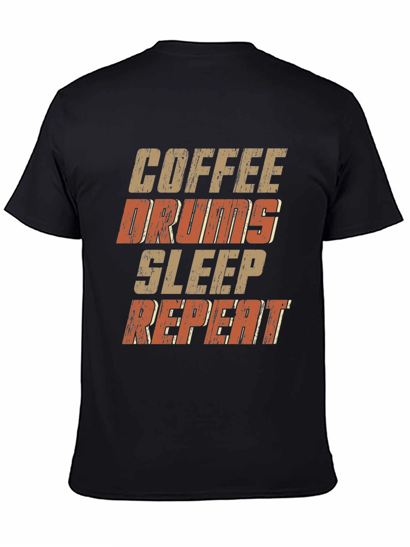 Coffee Drums Sleep Repeat Graphic Tee