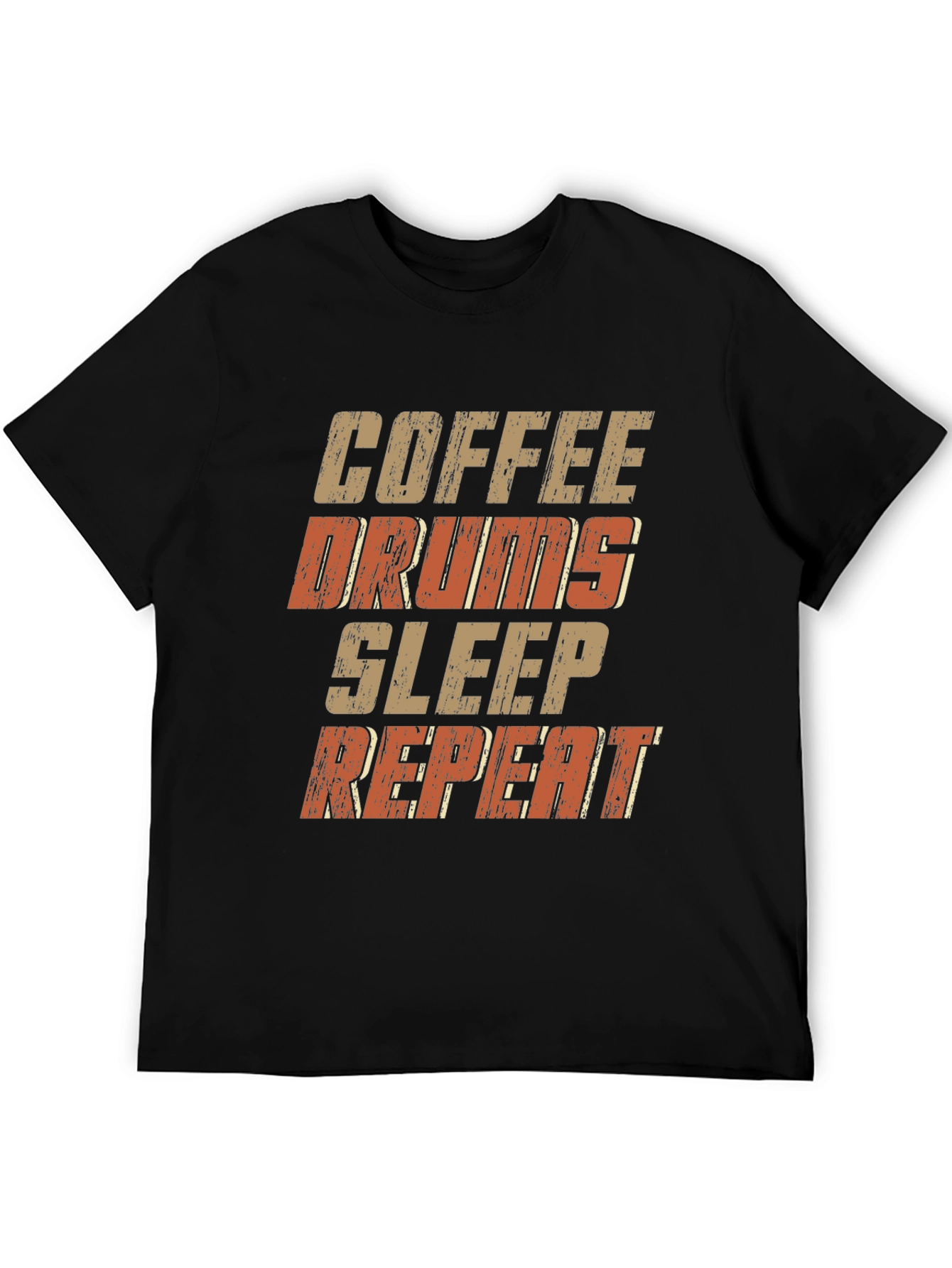 Coffee Drums Sleep Repeat Graphic Tee