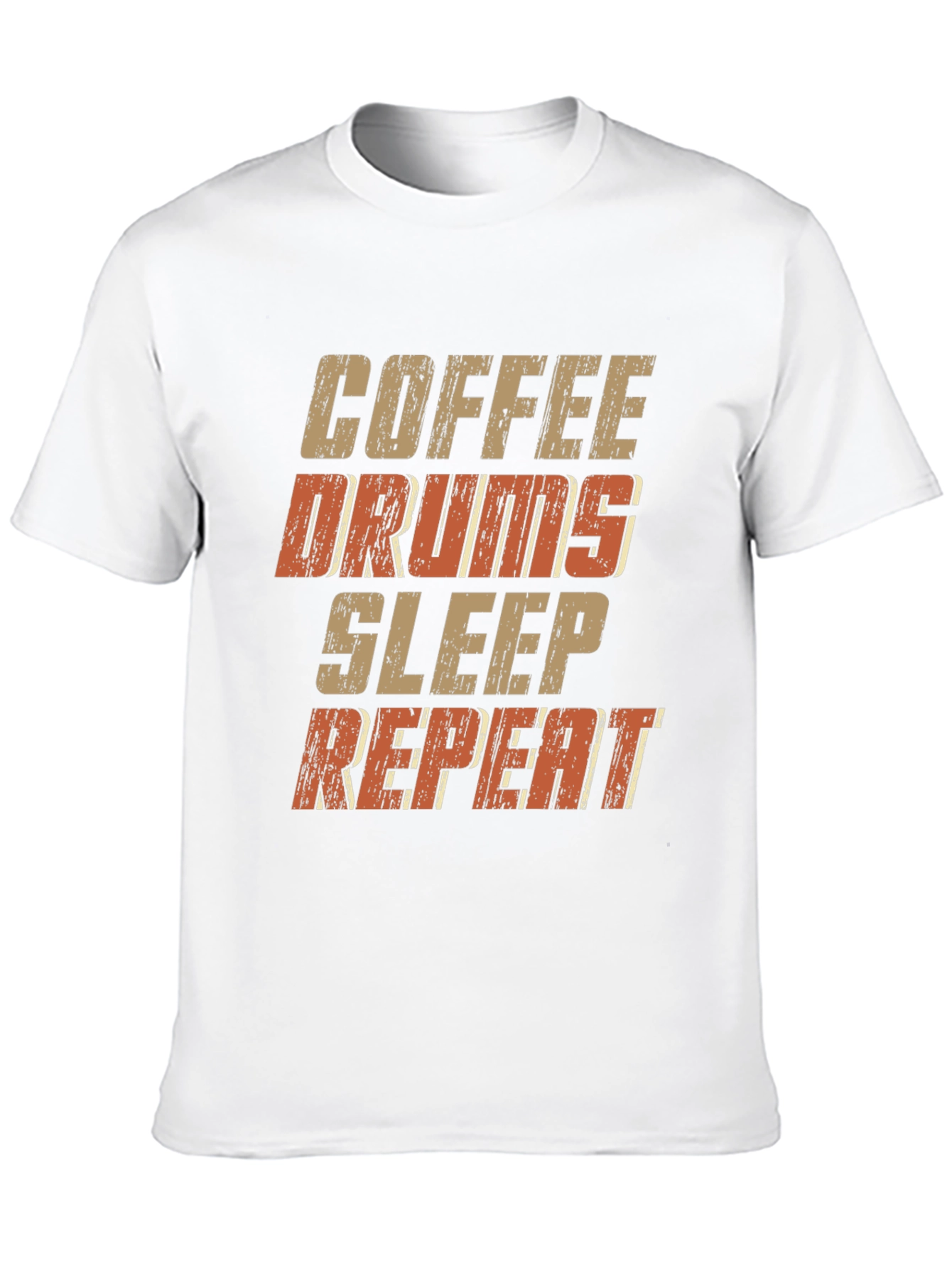 Coffee Drums Sleep Repeat Graphic Tee