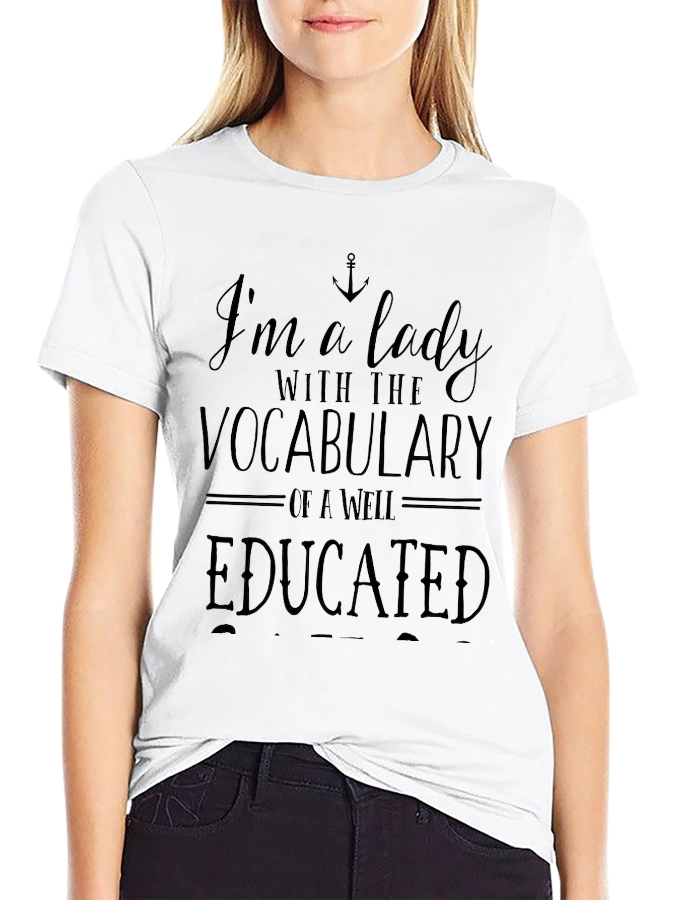 Im a Lady Funny Graphic T-Shirt