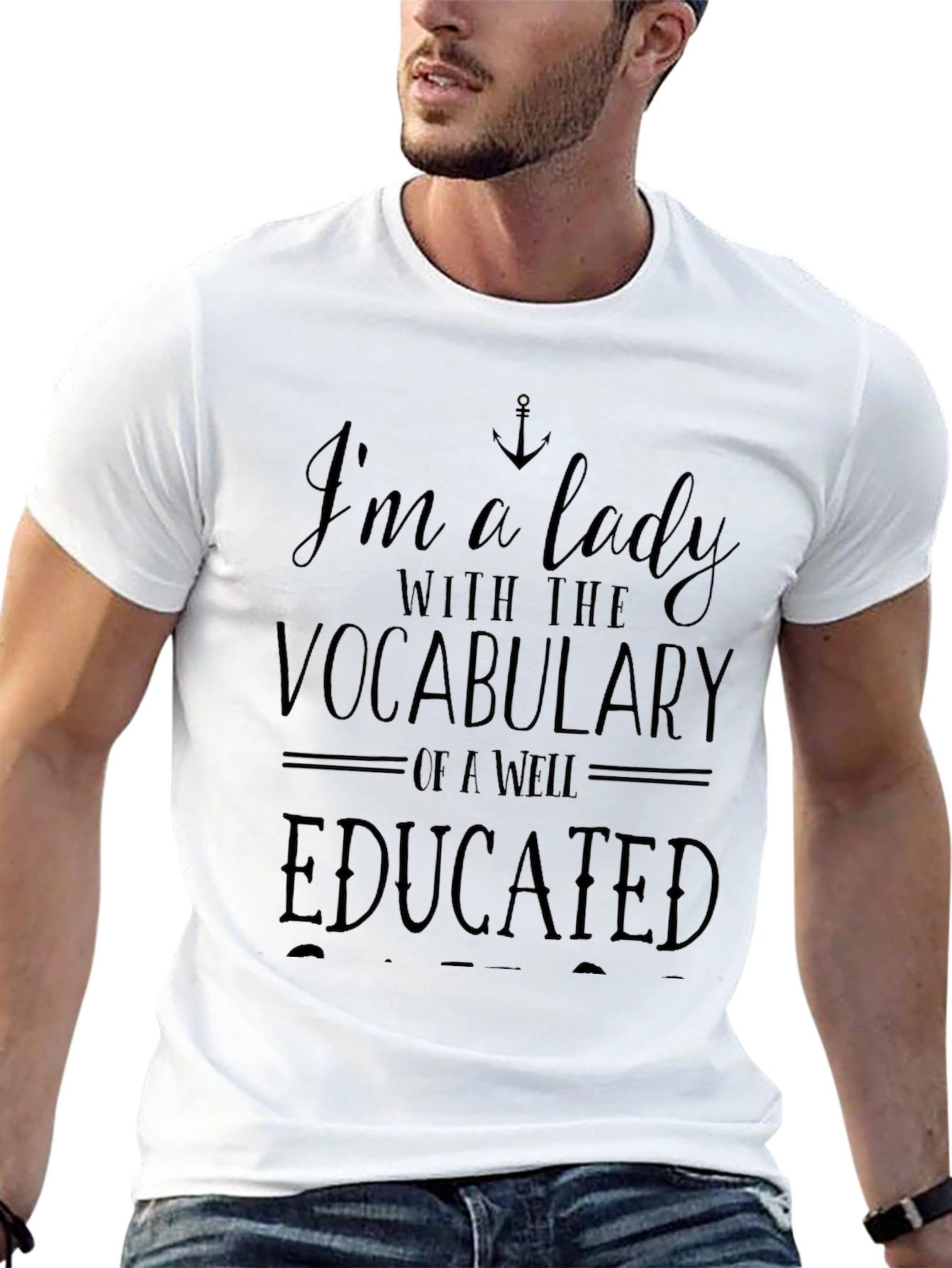 Im a Lady Funny Graphic T-Shirt