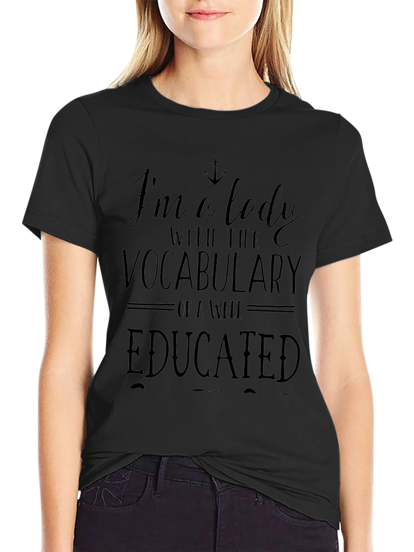 Im a Lady Funny Graphic T-Shirt