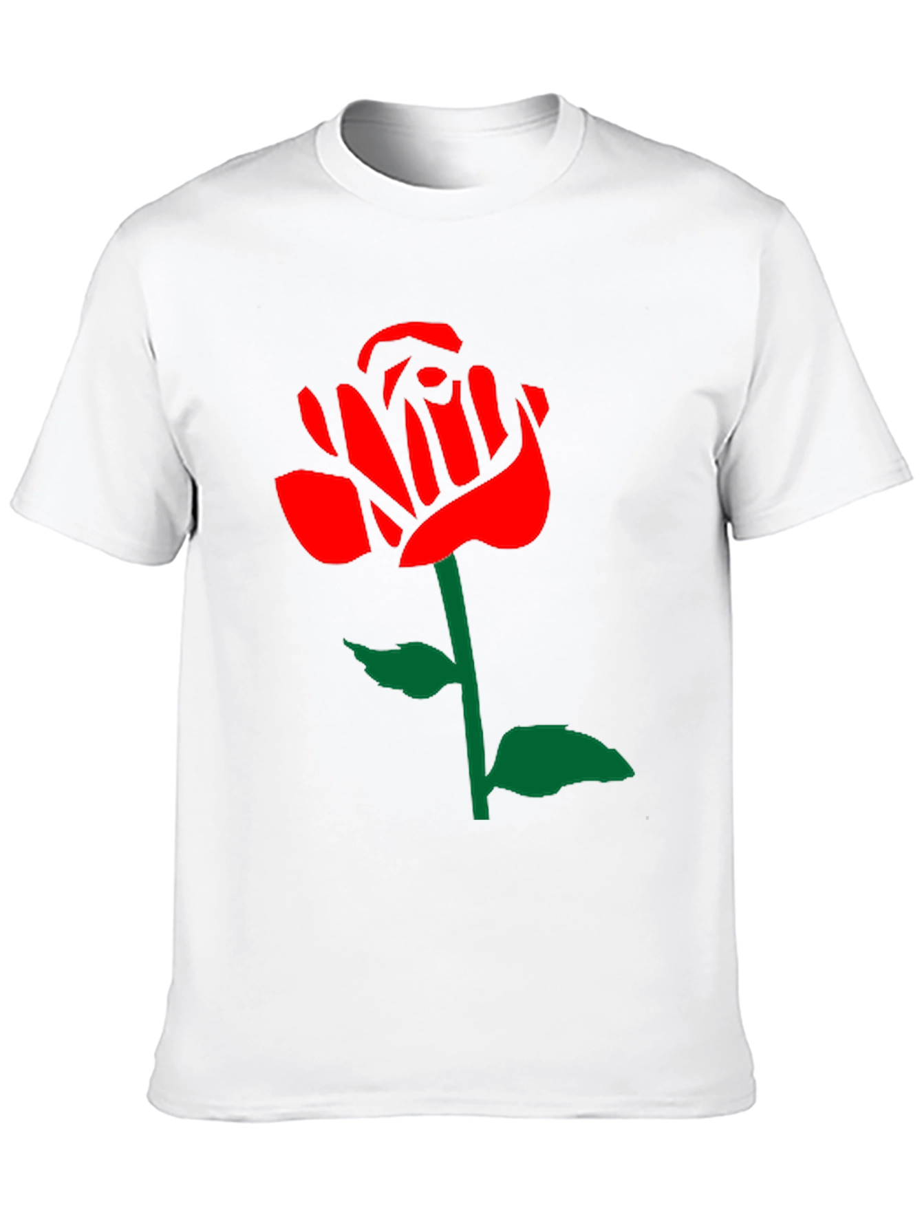 Rose Graphic Tee - Stylish Casual Wear