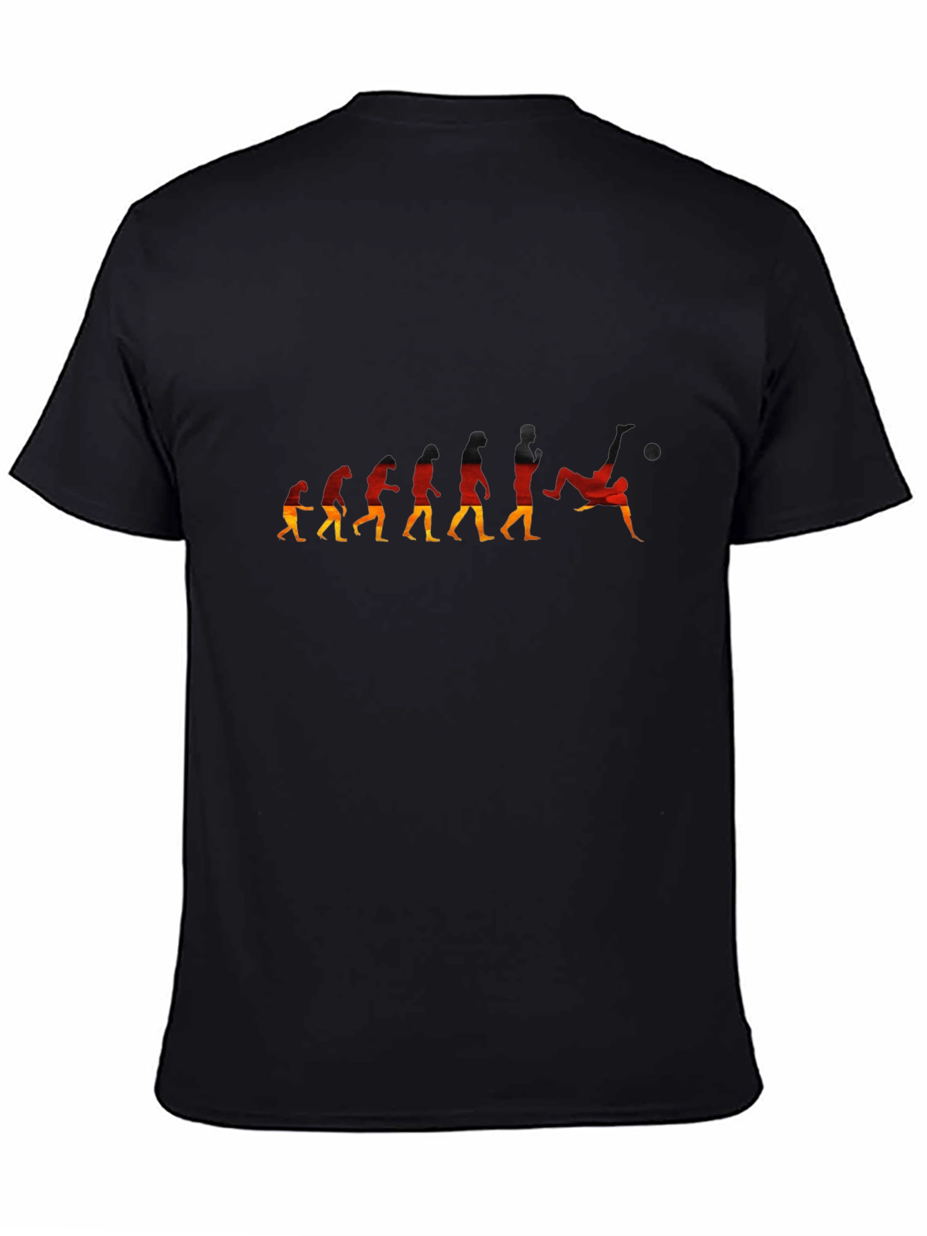 Evolution Soccer Kick T-Shirt - Black Graphic Tee