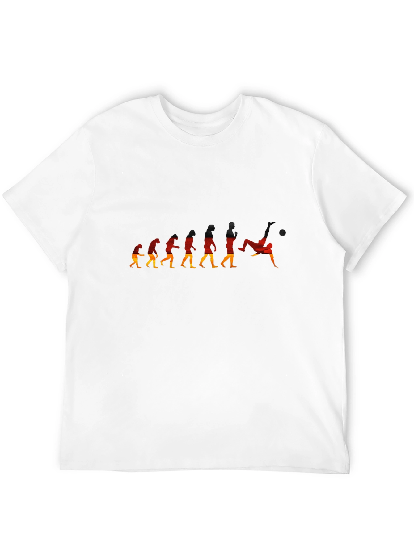 Evolution Soccer Kick T-Shirt - Black Graphic Tee