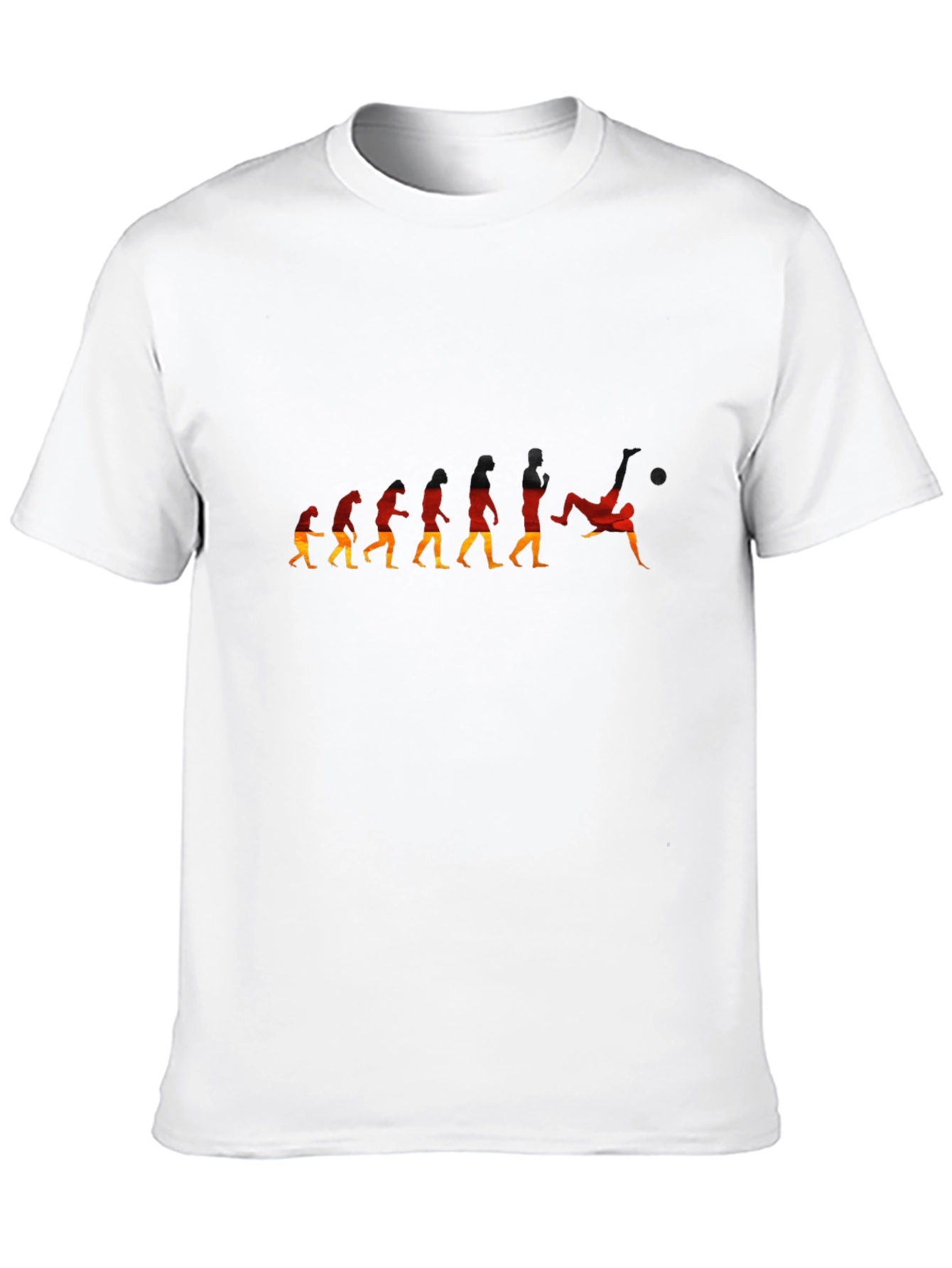 Evolution Soccer Kick T-Shirt - Black Graphic Tee
