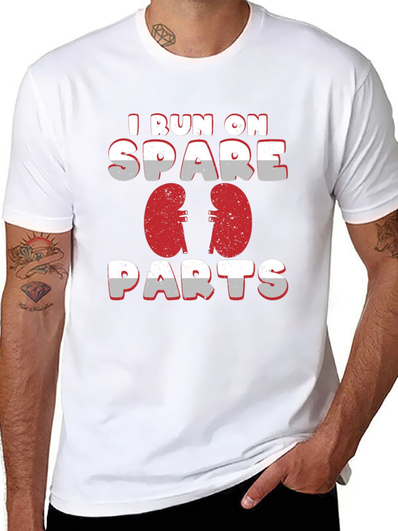 I Run On Spare Parts Kidney T-Shirt