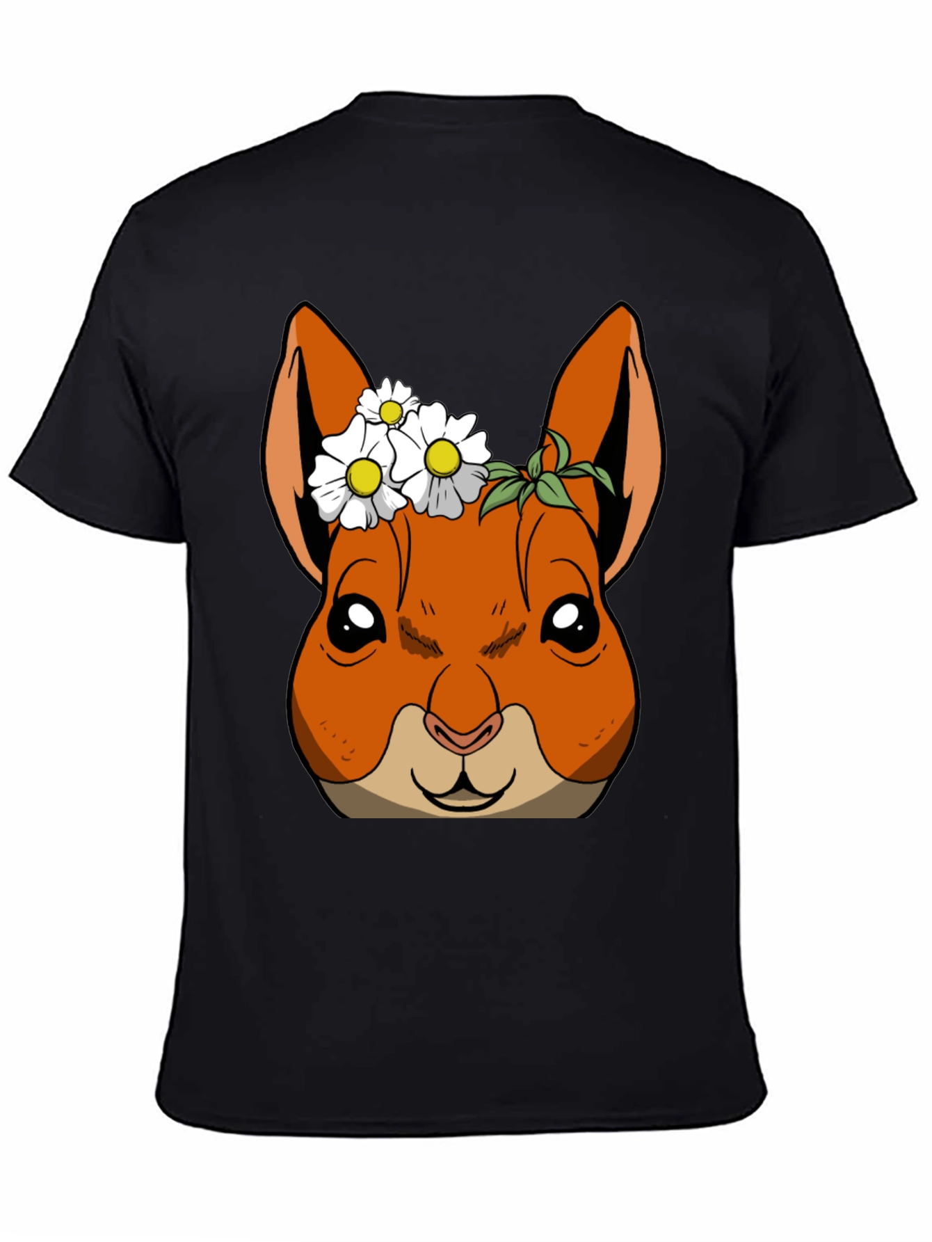 Squirrel with Daisy Crown T-Shirt