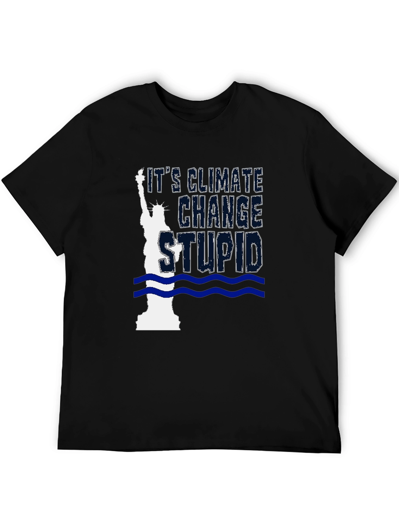 Climate Change Awareness Tee - Statue of Liberty