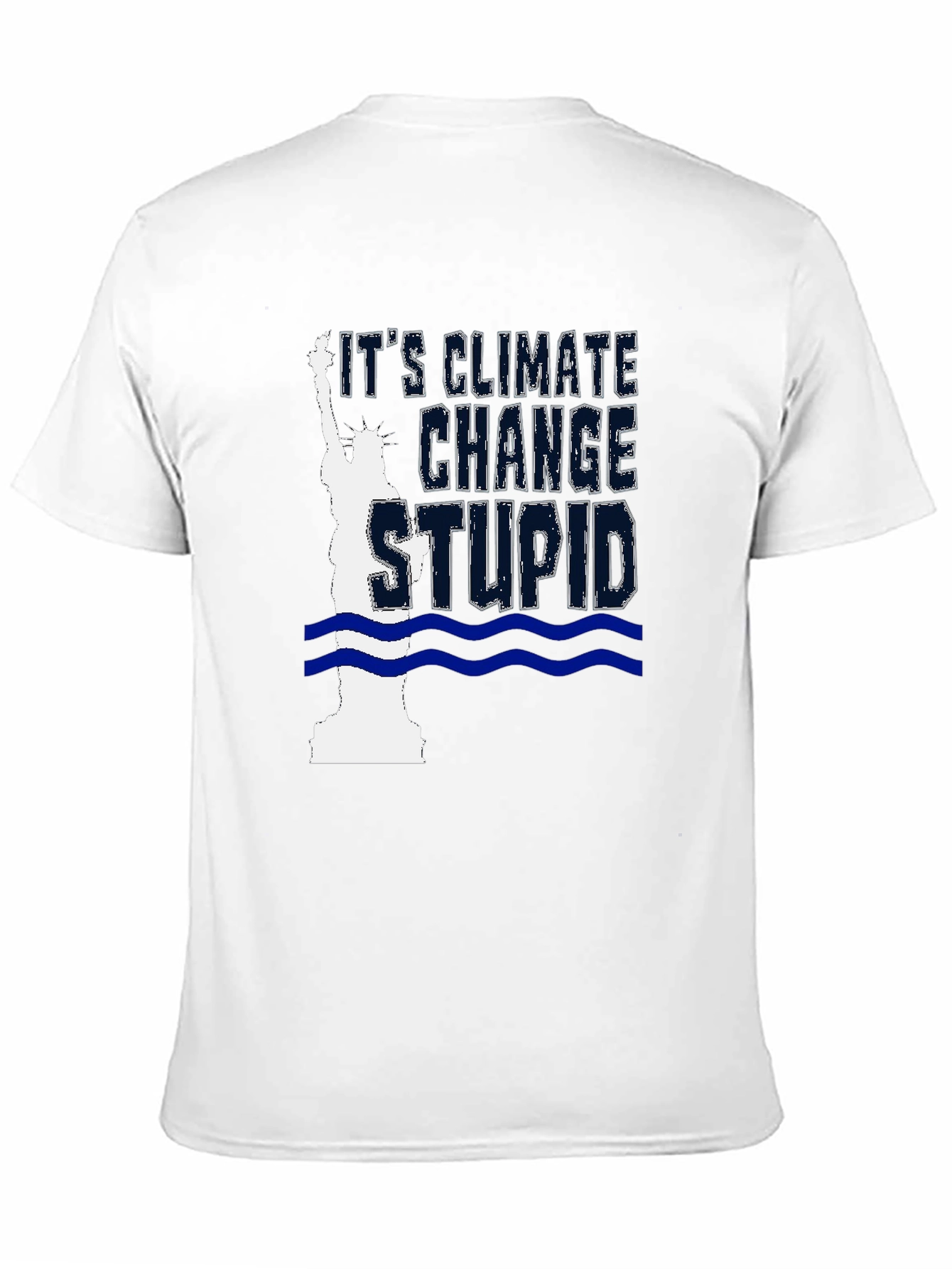 Climate Change Awareness Tee - Statue of Liberty