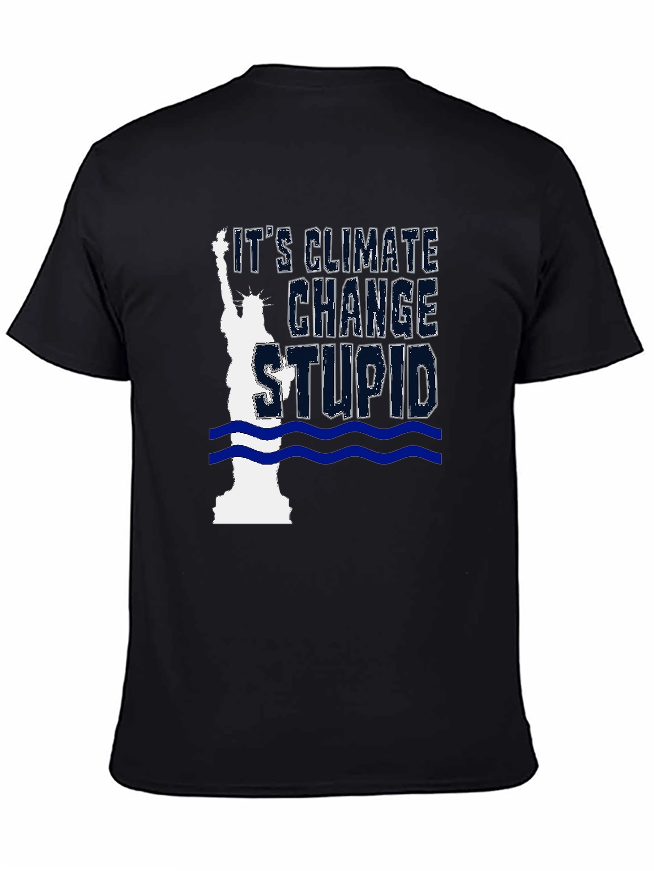 Climate Change Awareness Tee - Statue of Liberty