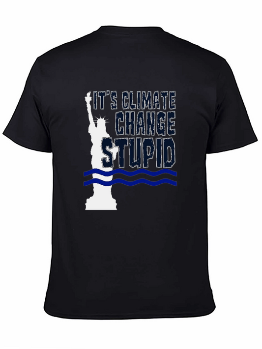 Climate Change Awareness Tee - Statue of Liberty