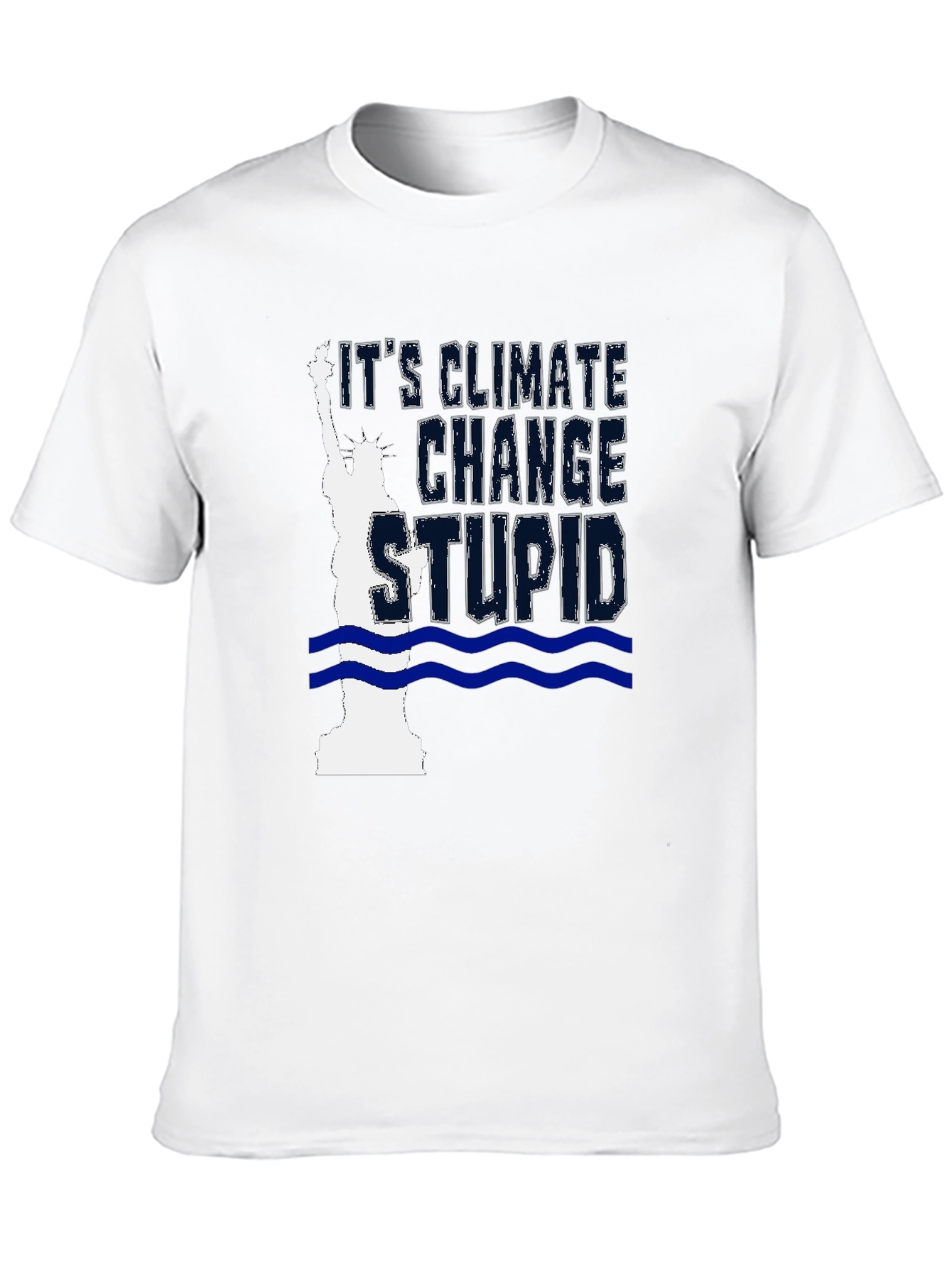 Climate Change Awareness Tee - Statue of Liberty