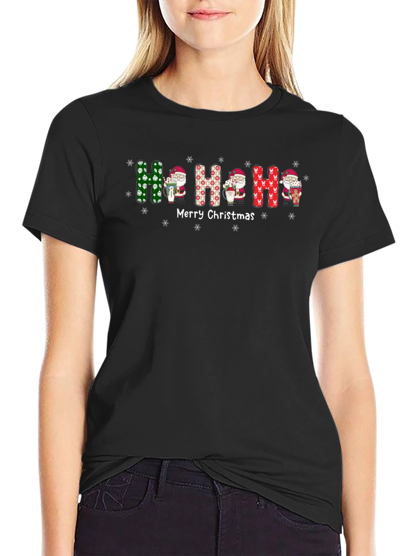 Ho Ho Ho Merry Christmas Santa T-Shirt