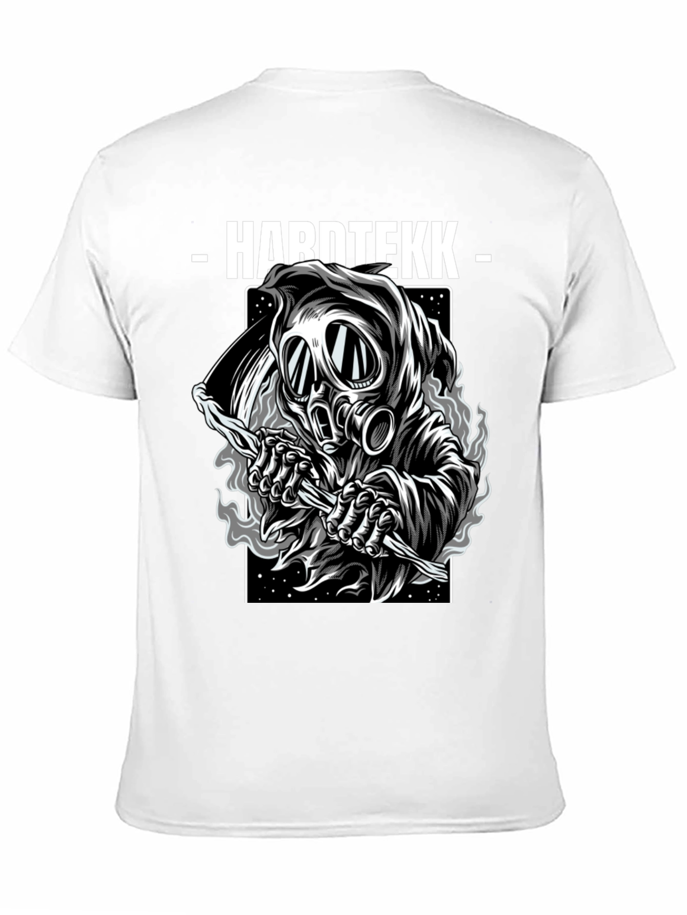 Hardtekk Reaper Graphic Tee - Unique Black T-Shirt
