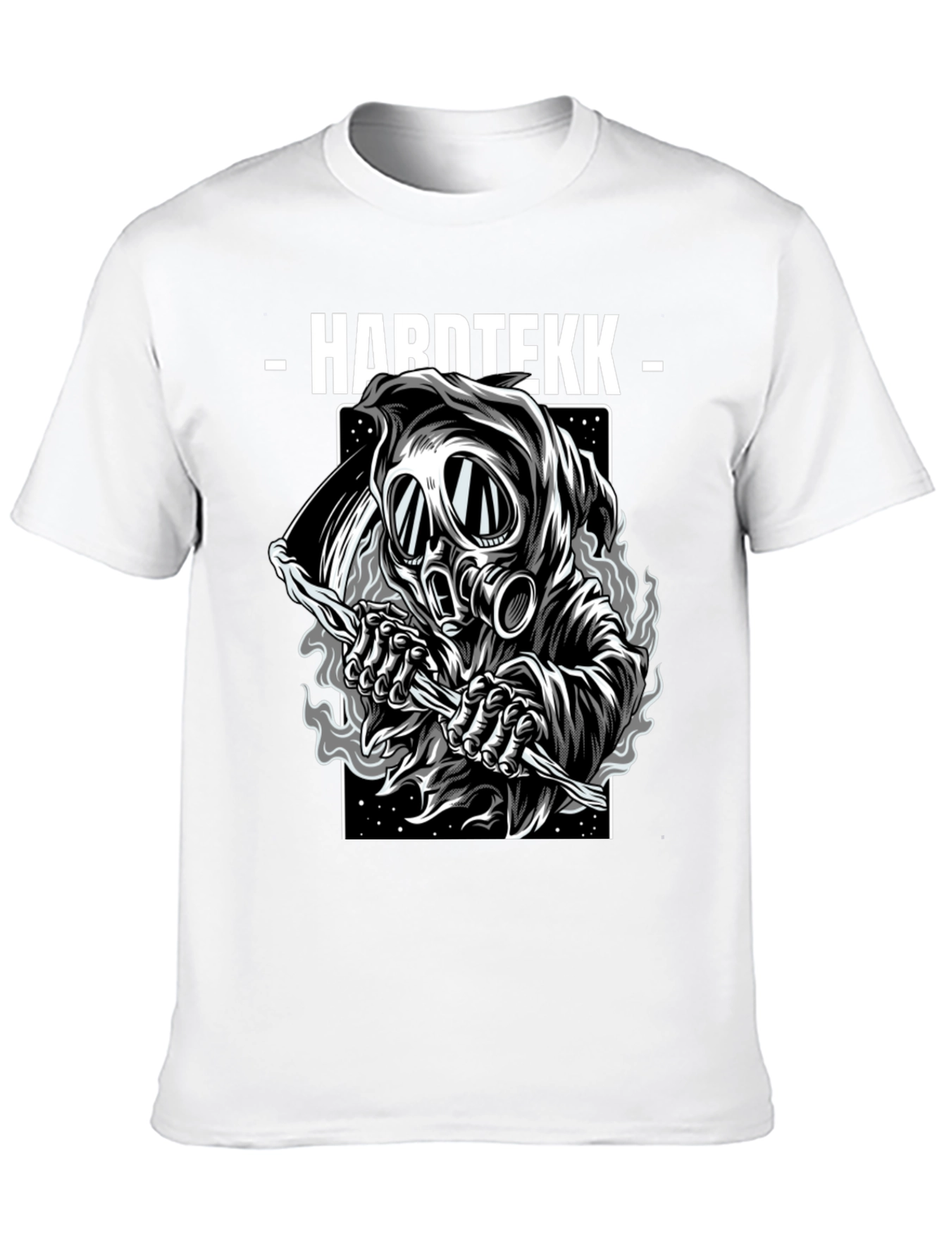 Hardtekk Reaper Graphic Tee - Unique Black T-Shirt