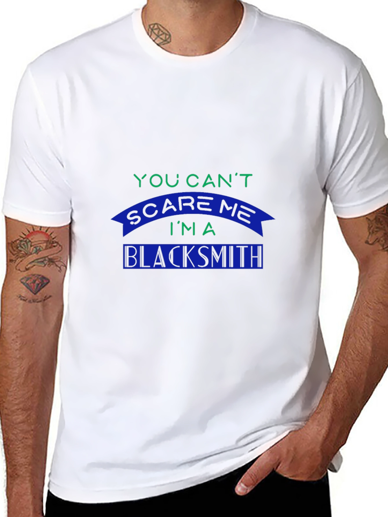 Blacksmith T-Shirt: You Cant Scare Me