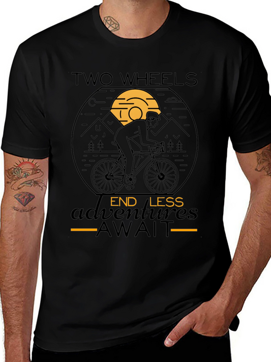Two Wheels Endless Adventures Await T-Shirt