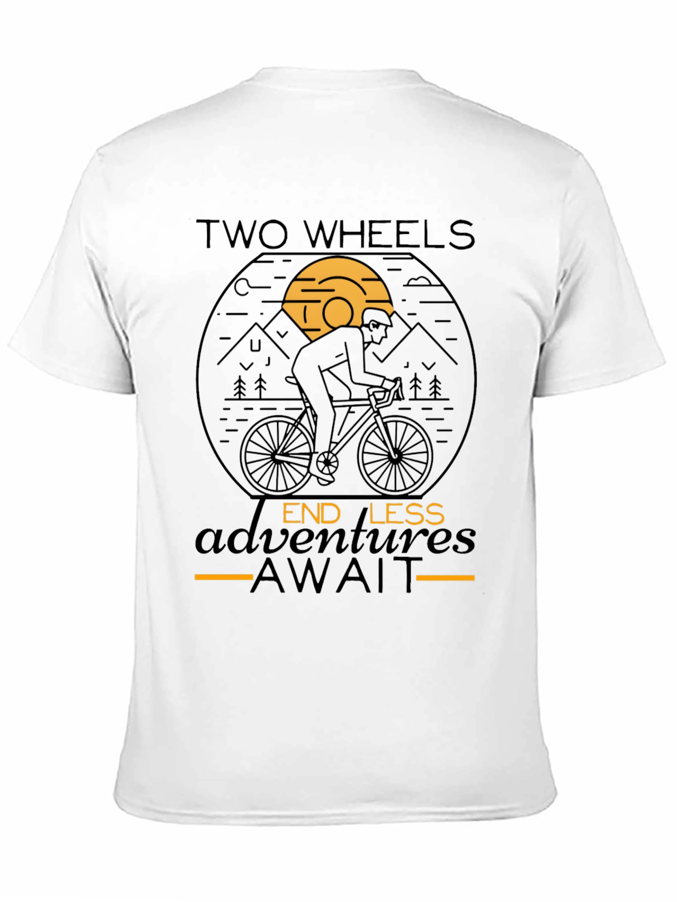 Two Wheels Endless Adventures Await T-Shirt