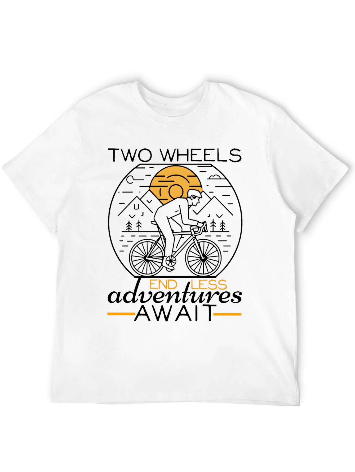 Two Wheels Endless Adventures Await T-Shirt