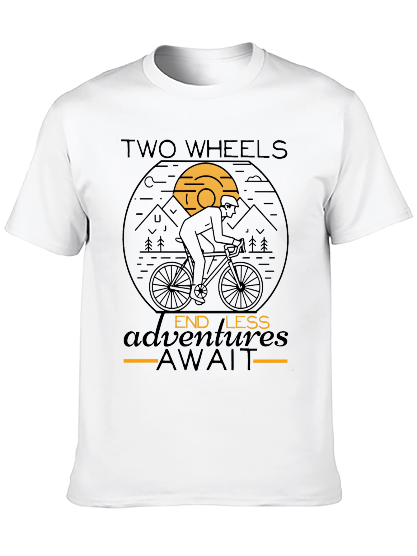 Two Wheels Endless Adventures Await T-Shirt