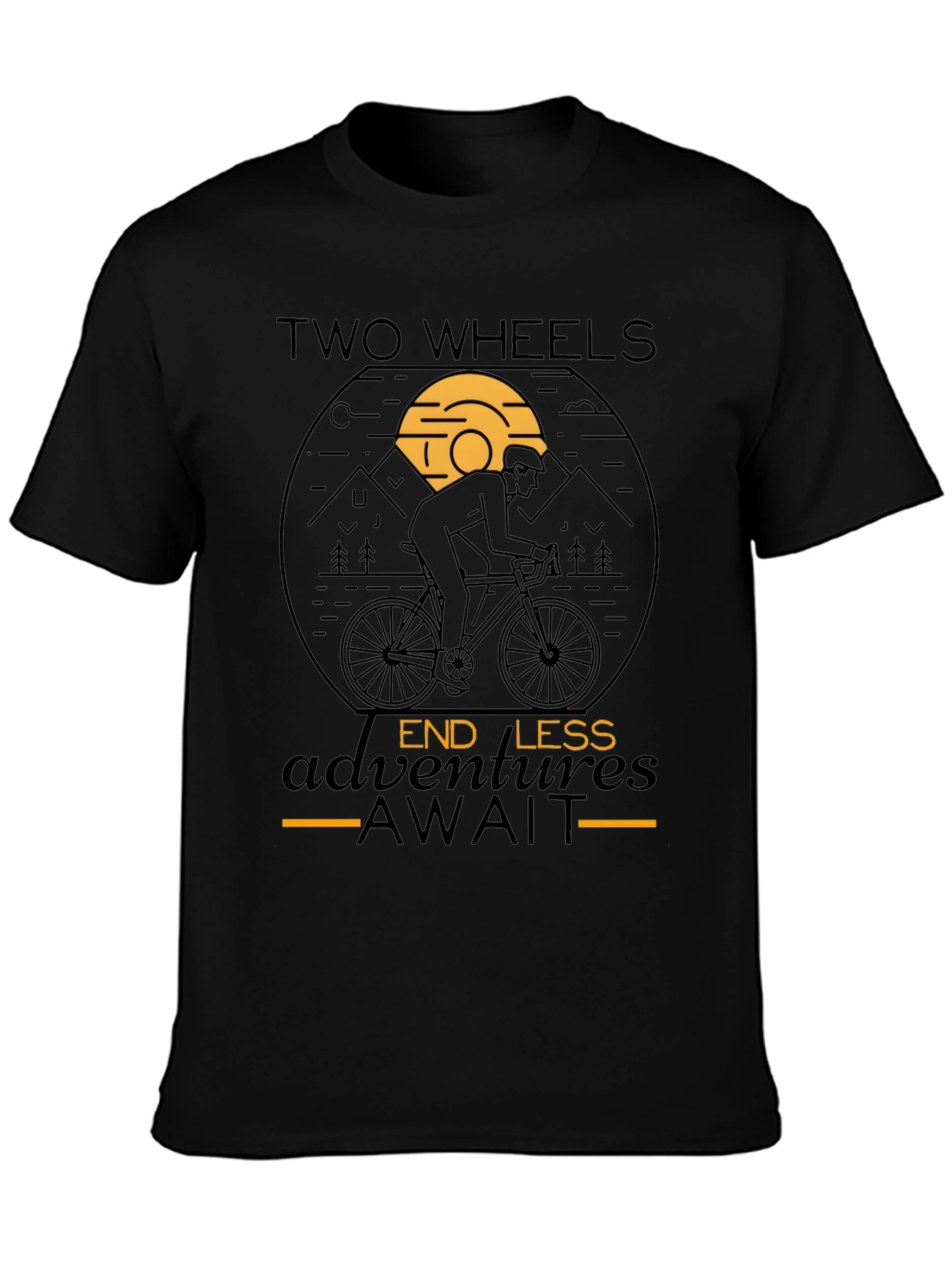Two Wheels Endless Adventures Await T-Shirt