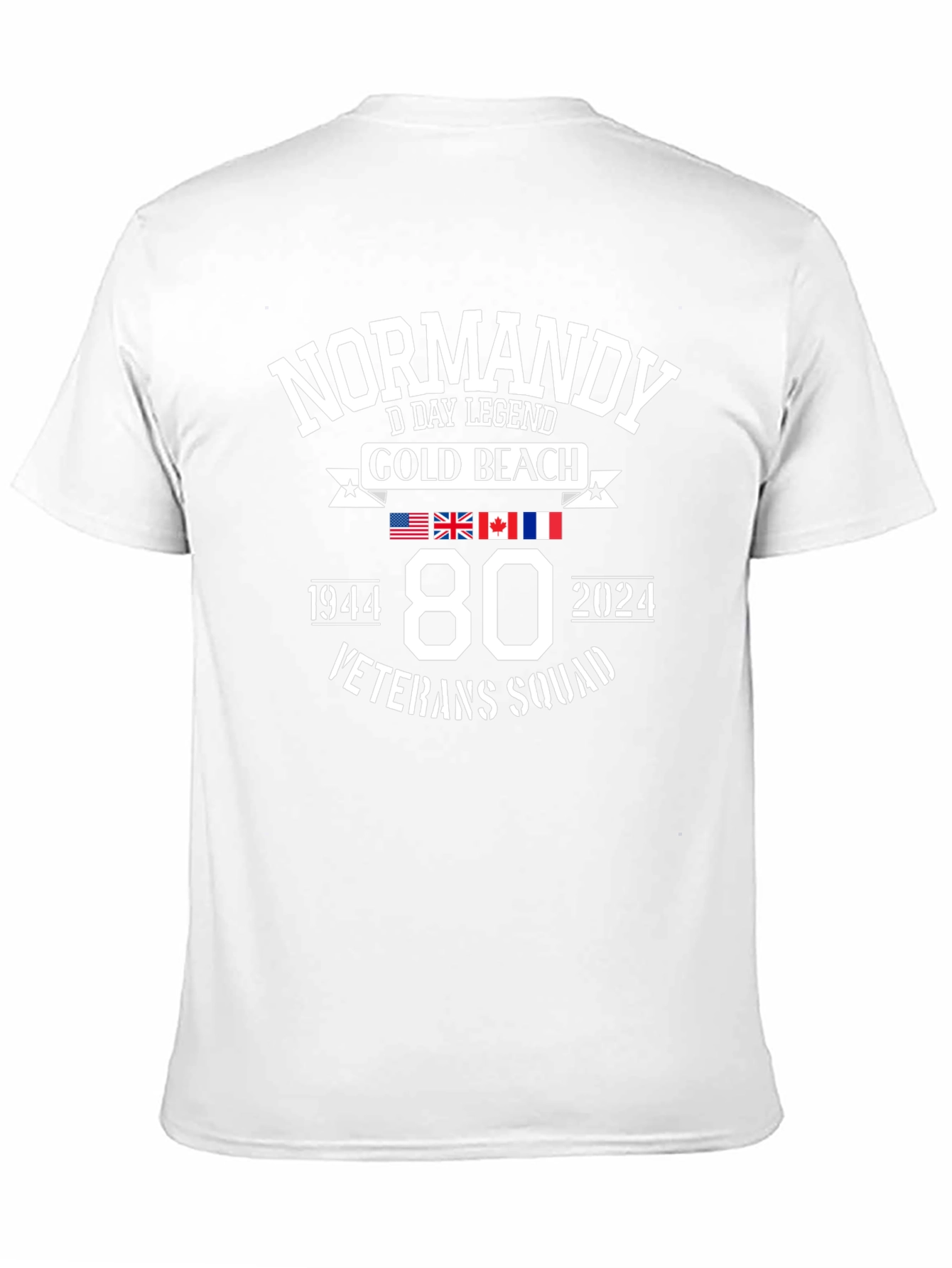 Normandy D-Day 80th Anniversary Veteran Squad T-Shirt