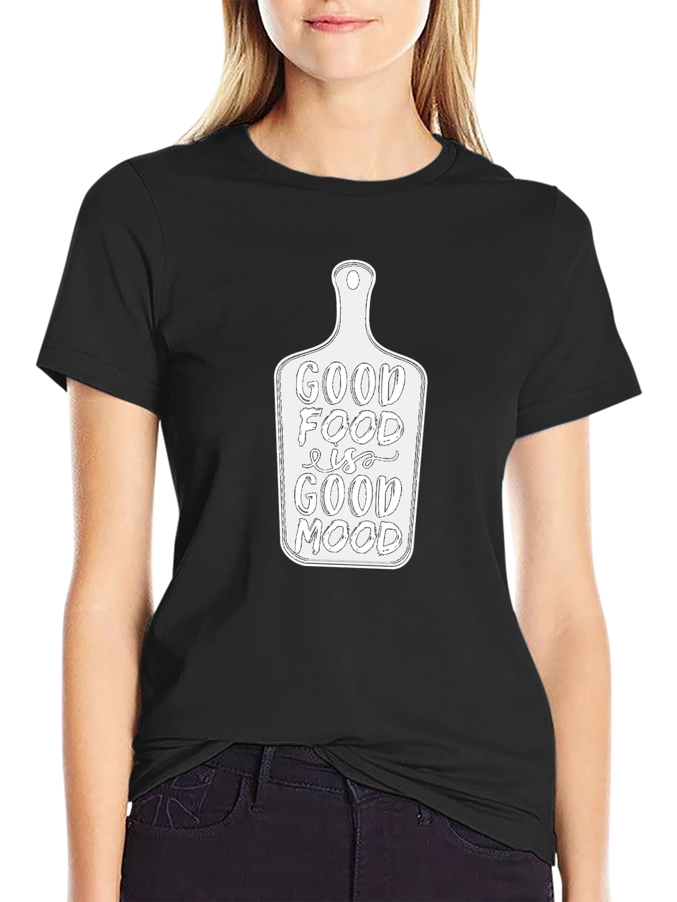 Good Food Good Mood Graphic T-Shirt