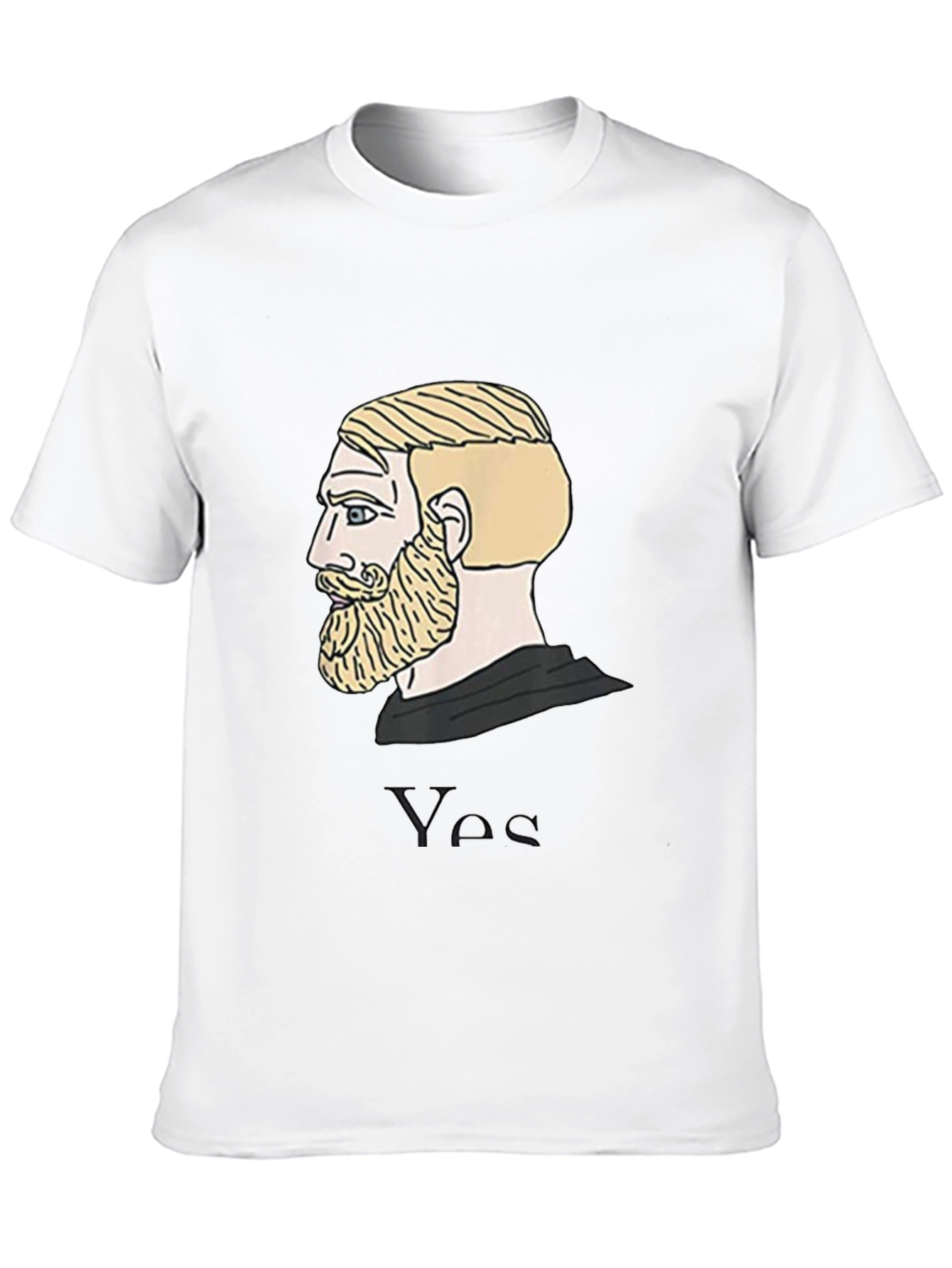 Chad Meme T-Shirt - Black Cotton Tee