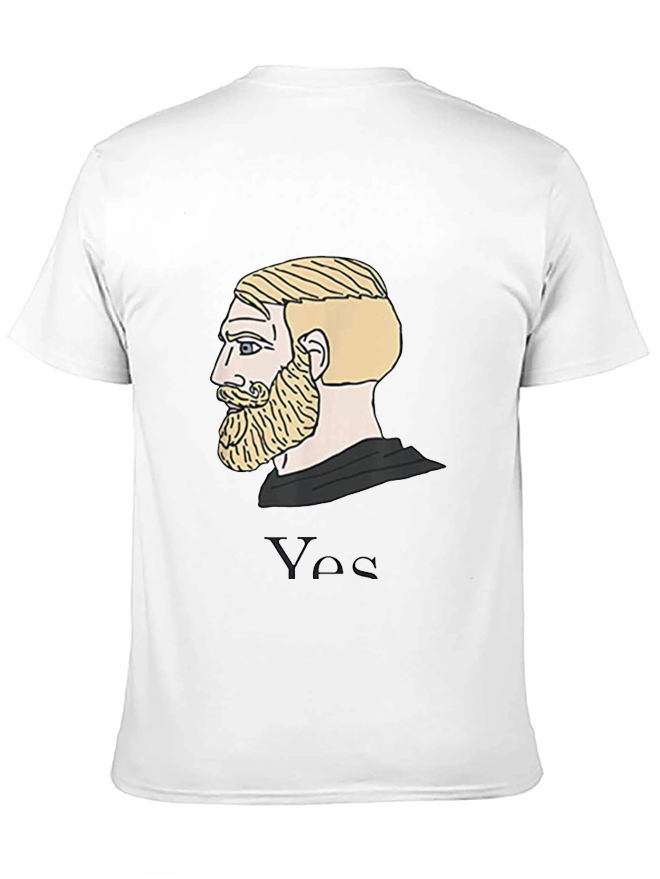 Chad Meme T-Shirt - Black Cotton Tee