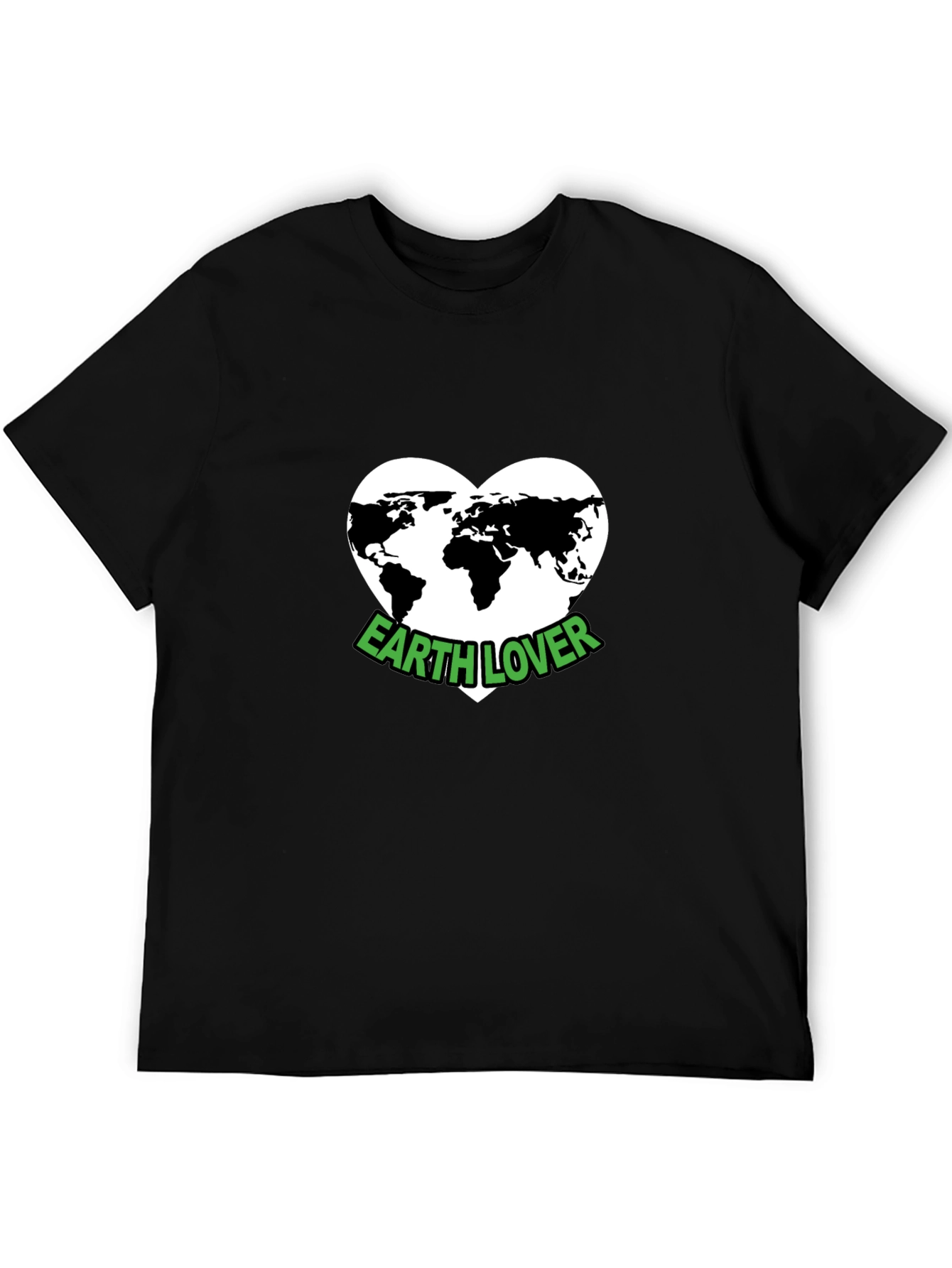 Earth Lover T-Shirt - Black Graphic Tee