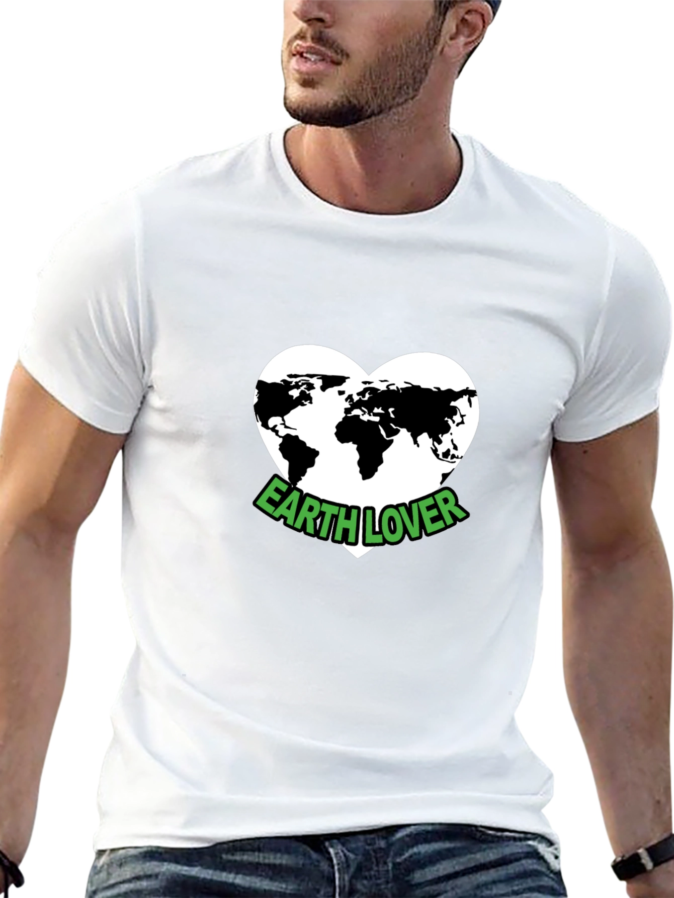 Earth Lover T-Shirt - Black Graphic Tee