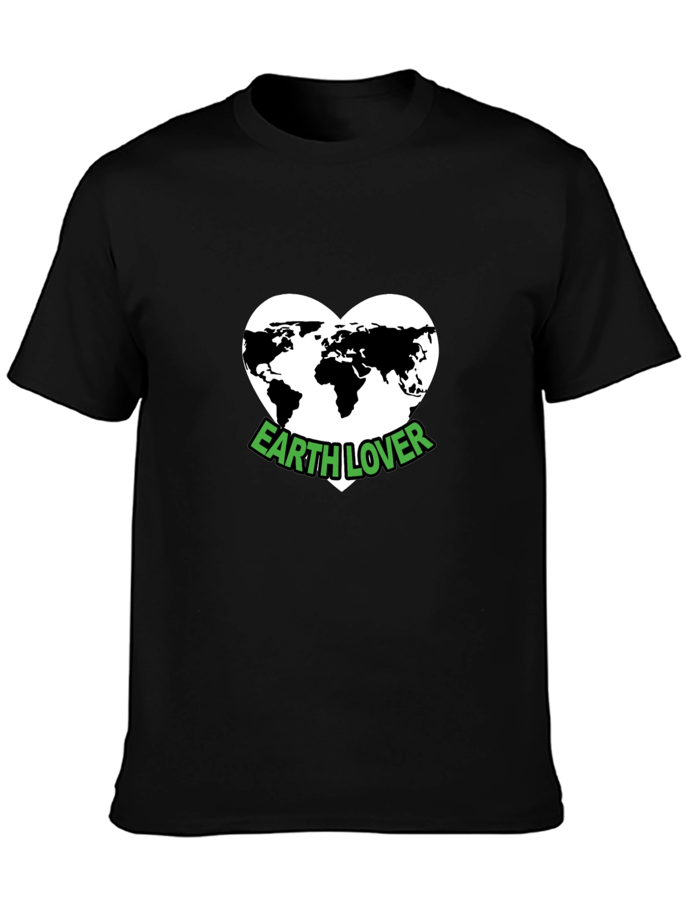 Earth Lover T-Shirt - Black Graphic Tee