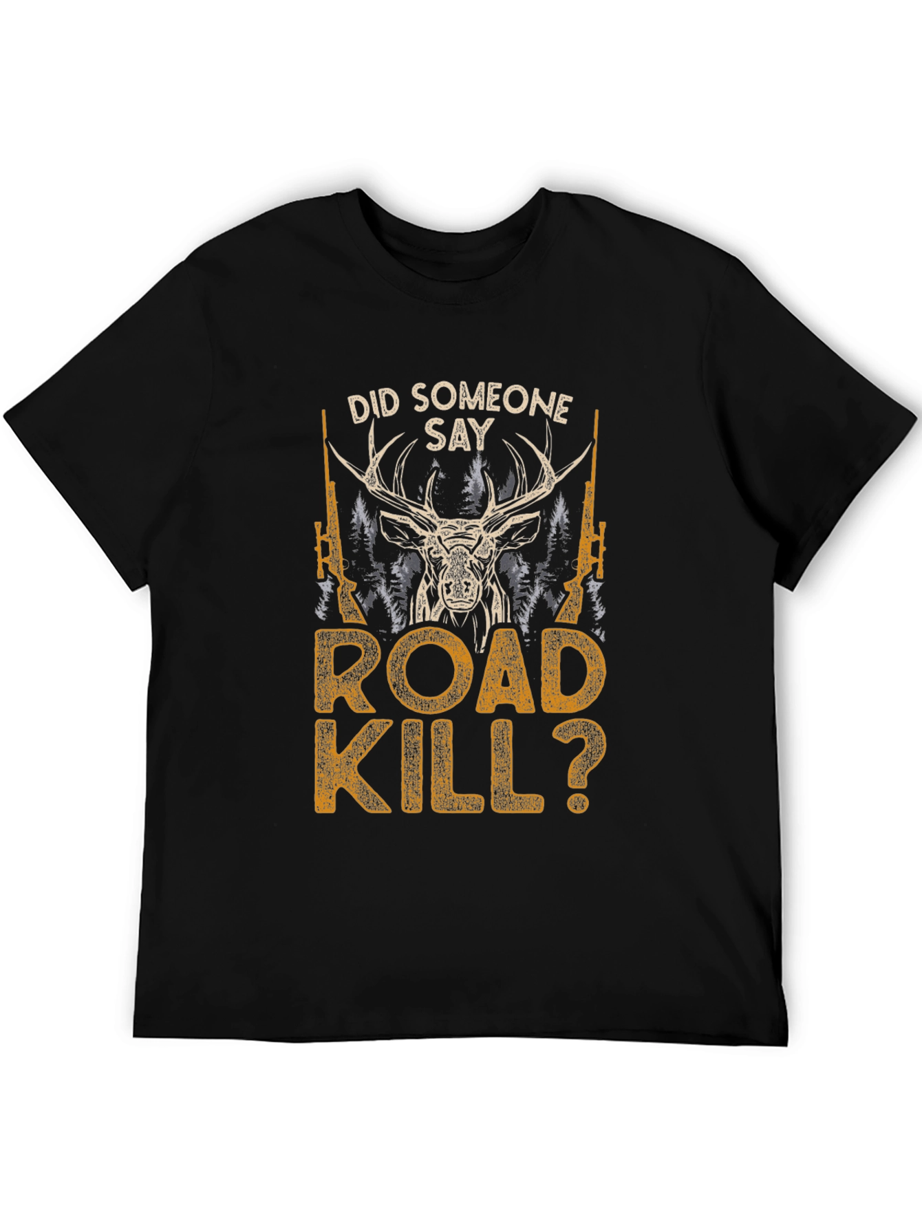 Road Kill Deer Hunter Graphic Tee