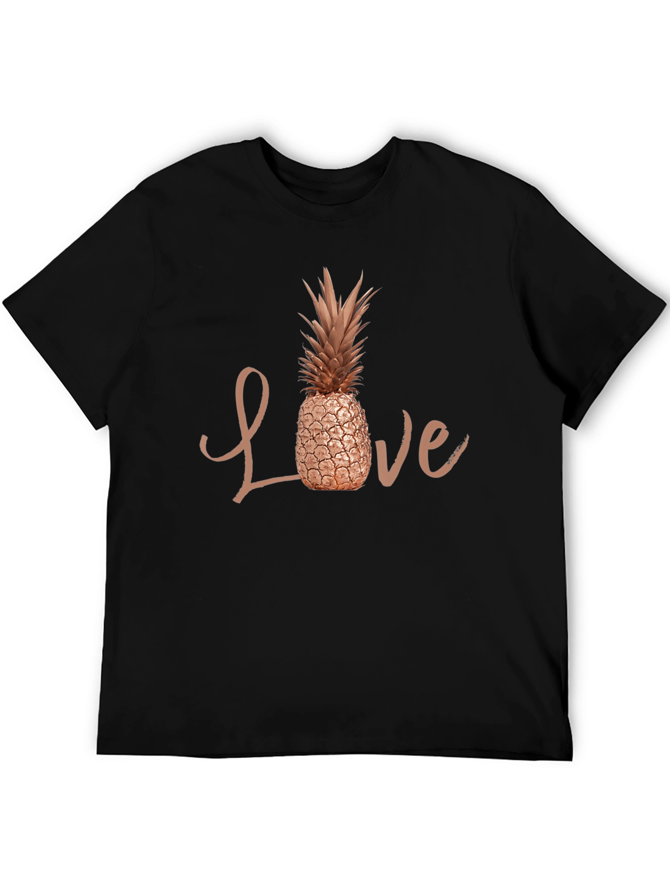 Love Pineapple Graphic Tee - Unique Trendy Design