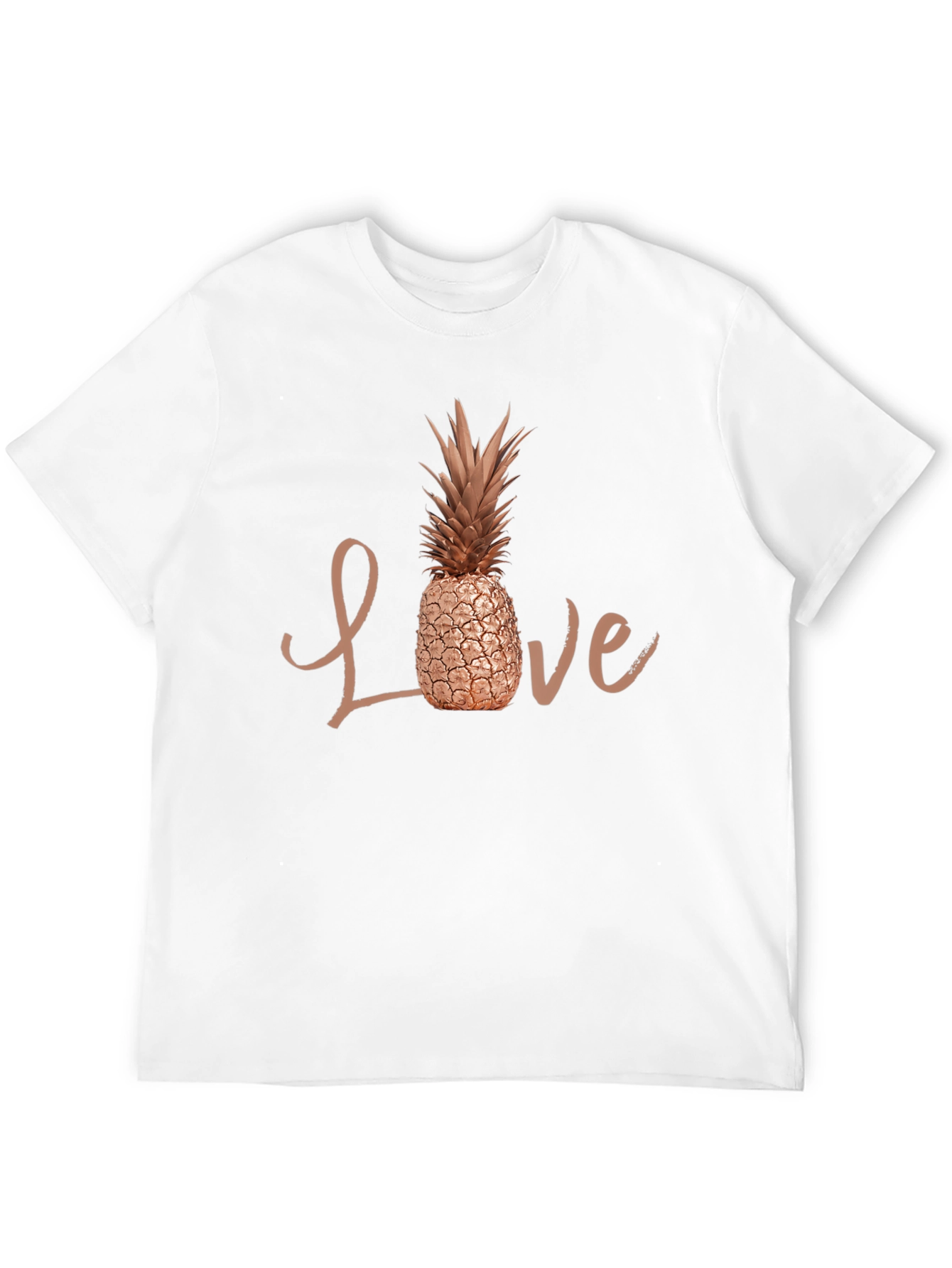 Love Pineapple Graphic Tee - Unique Trendy Design