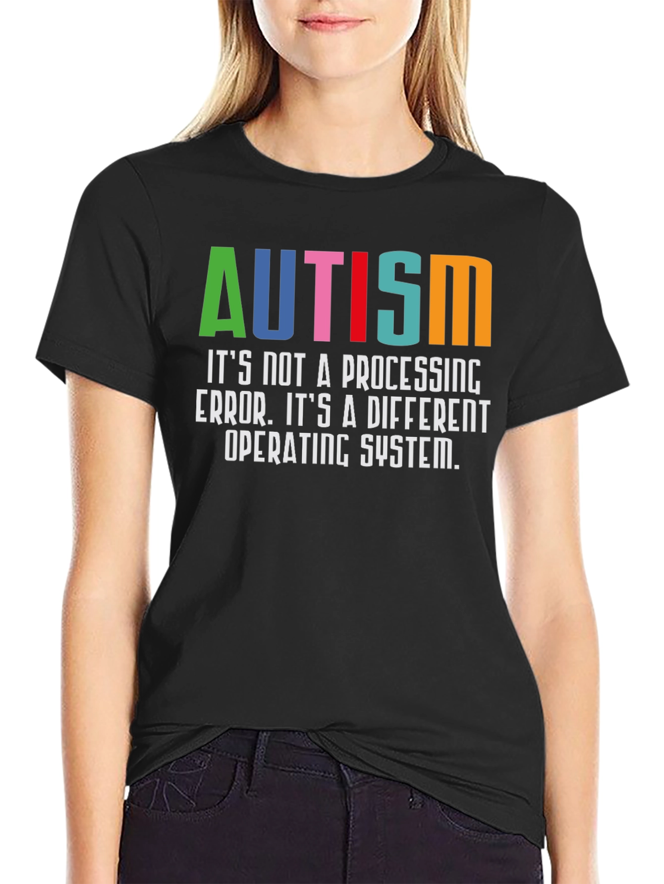 Autism Awareness T-Shirt - Its a Different Operating System