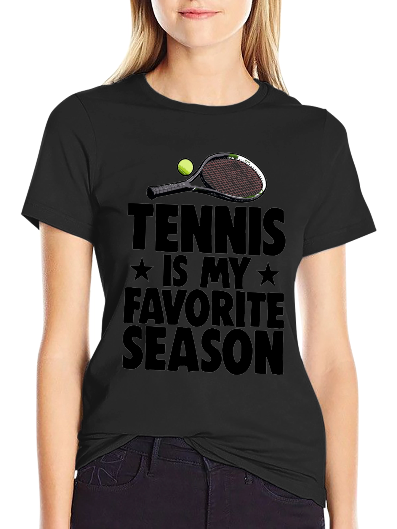 Tennis Is My Favorite Season Graphic T-Shirt