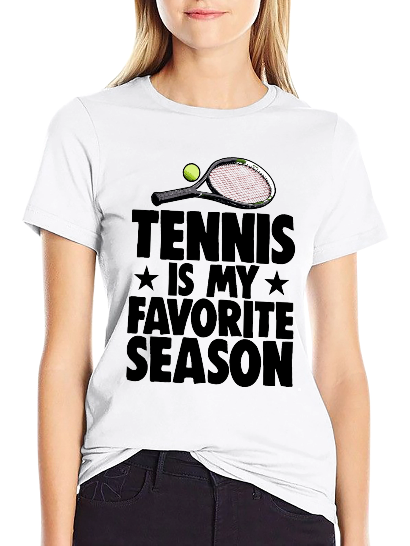 Tennis Is My Favorite Season Graphic T-Shirt