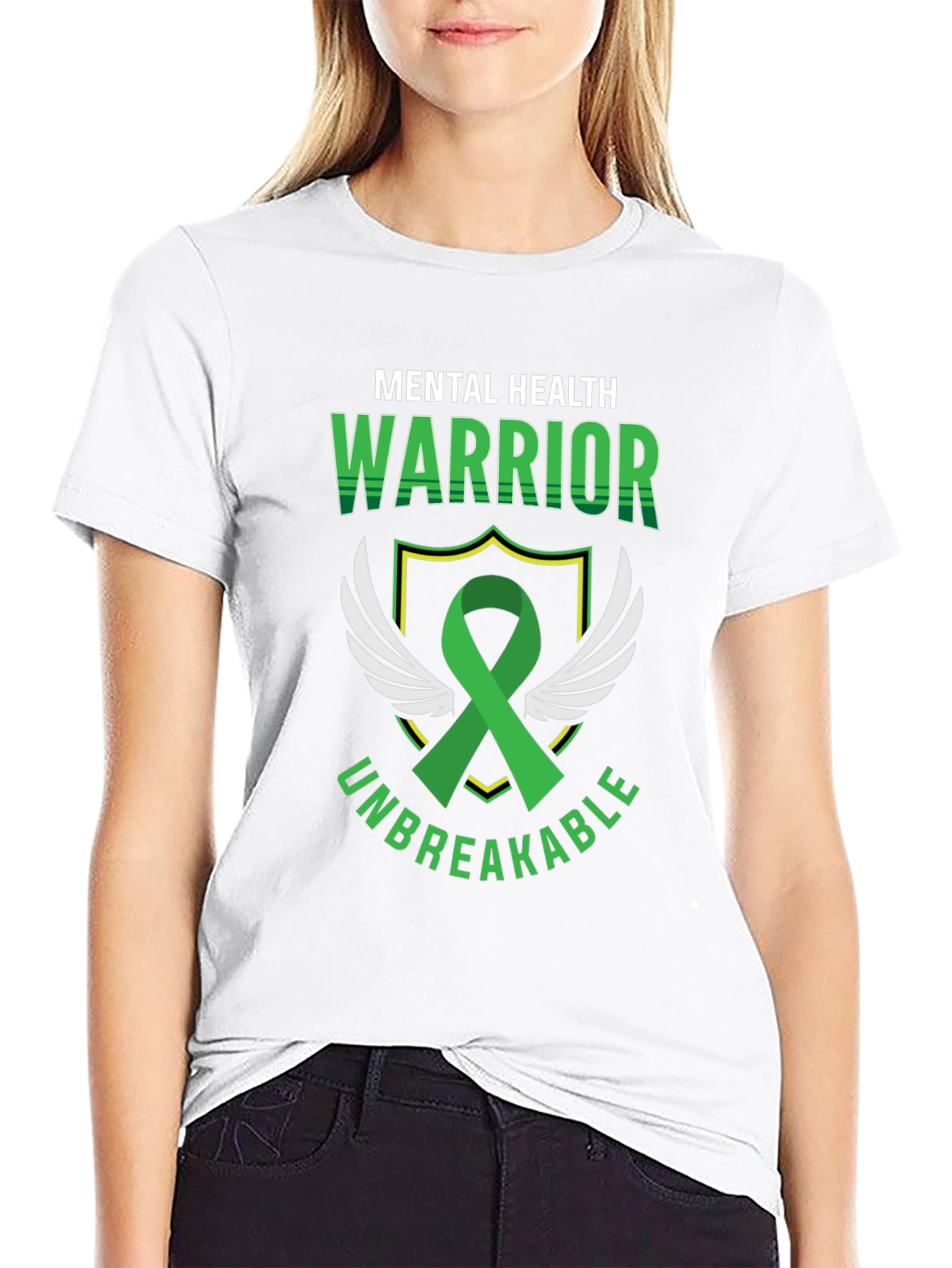 Mental Health Warrior T-Shirt - Unbreakable Support