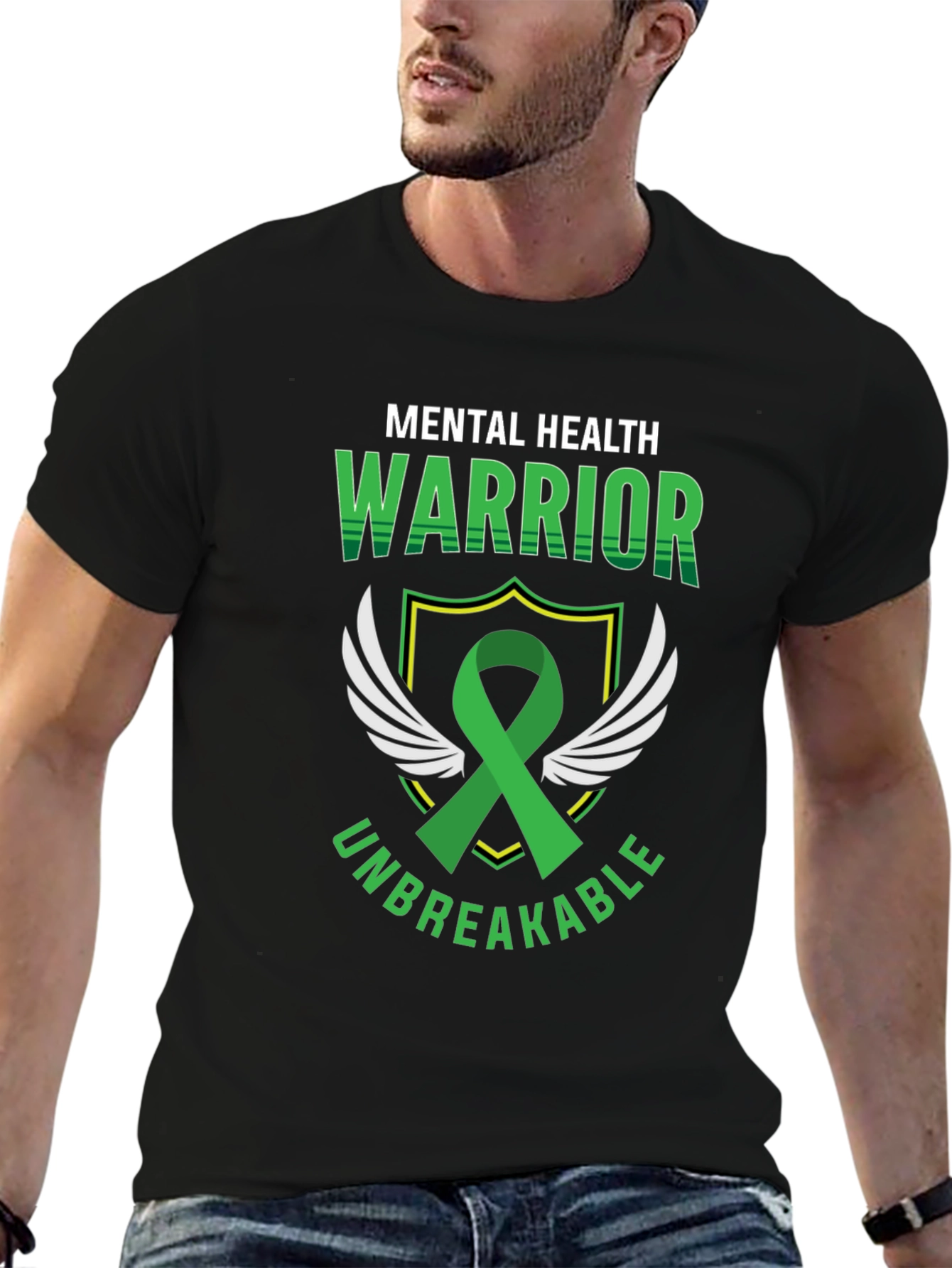 Mental Health Warrior T-Shirt - Unbreakable Support