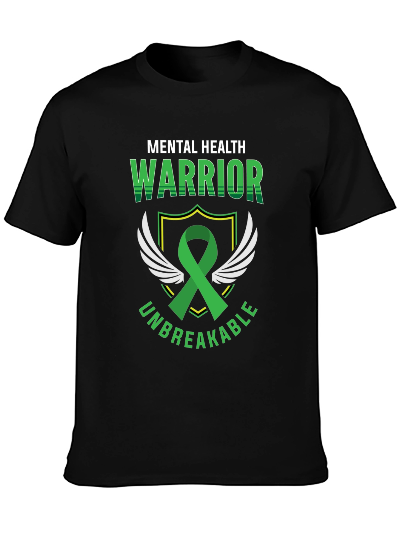 Mental Health Warrior T-Shirt - Unbreakable Support