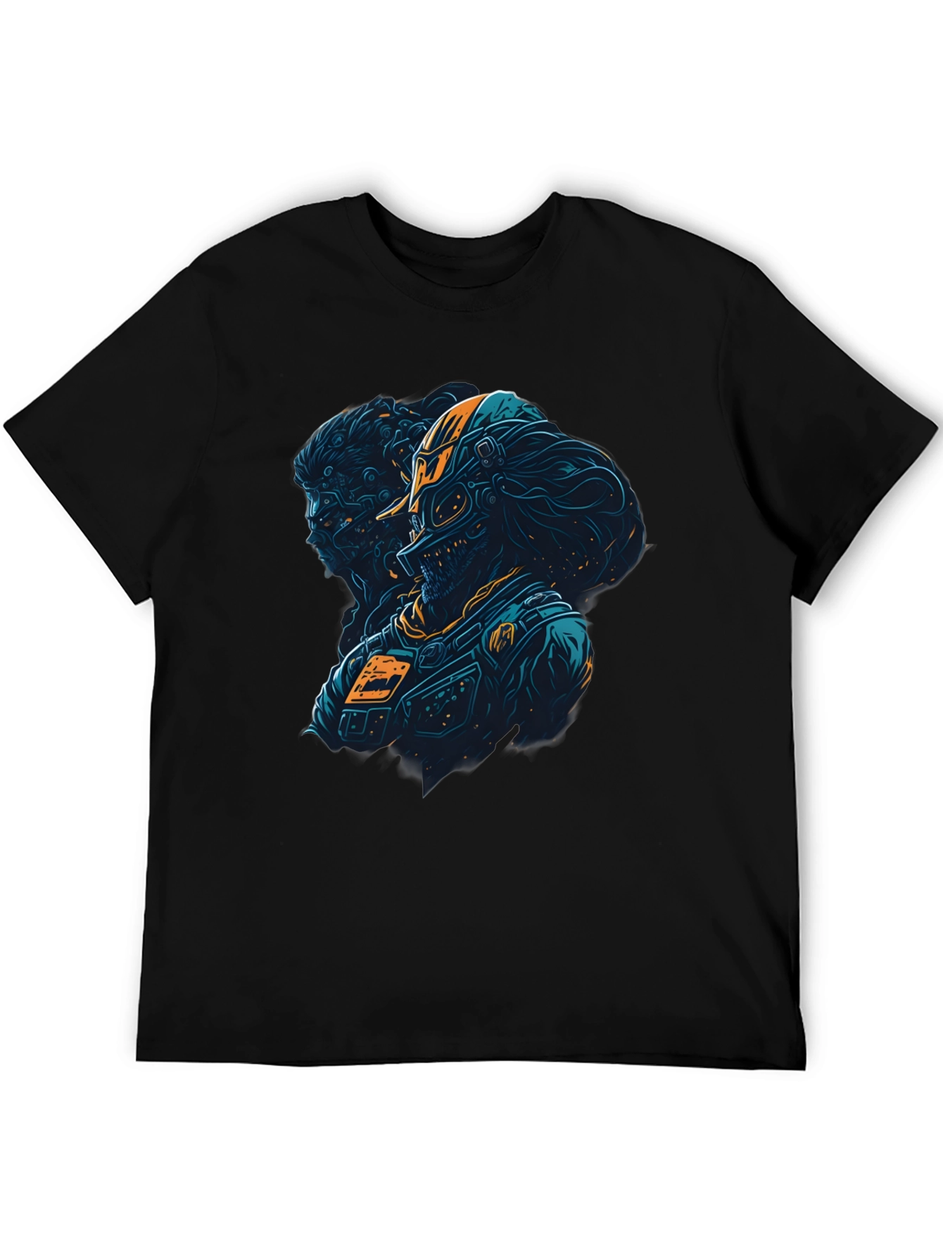 Cyberpunk Warrior T-Shirt - Edgy Graphic Tee